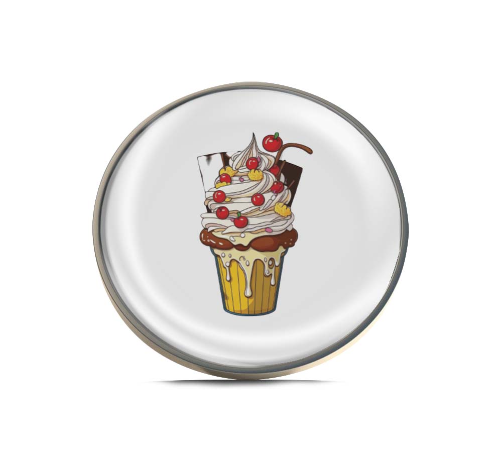 Ice Cream Sundae Limited Edition Lapel Pin Exclusive Metal Brooch Badge Accessories For Backpack, Clothes, Hats | Cute Gifts and Collectibles