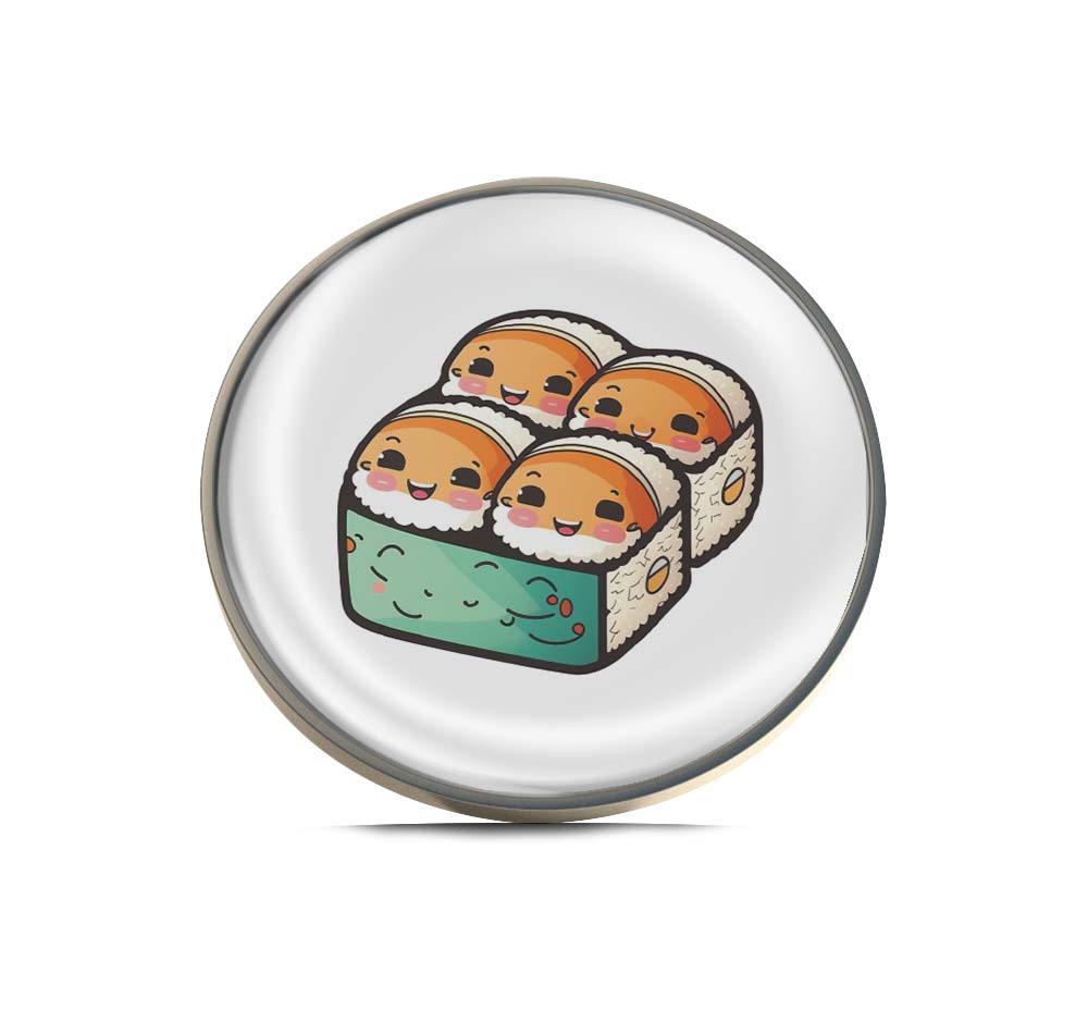 Cute Sushi Box Limited Edition Lapel Pin Exclusive Metal Brooch Badge Accessories For Backpack, Clothes, Hats | Cute Gifts and Collectibles