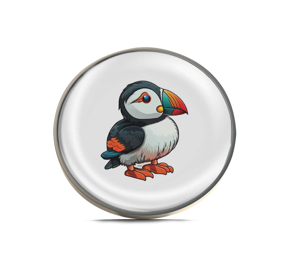 Cartoon puffin bird Limited Edition Lapel Pin Exclusive Metal Brooch Badge Accessories For Backpack, Clothes, Hats | Cute Gifts and Collectibles