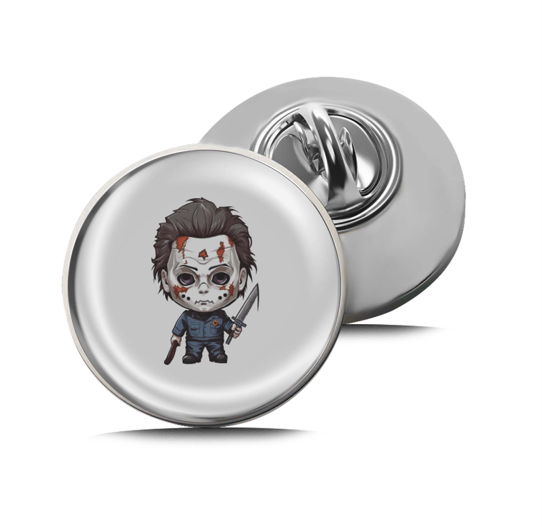 Cartoon Michael Myers Limited Edition Lapel Pin Exclusive Metal Brooch Badge Accessories For Backpack, Clothes, Hats | Cute Gifts and Collectibles