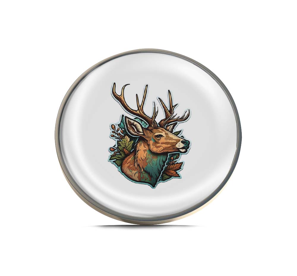 Deer Head Limited Edition Lapel Pin Exclusive Metal Brooch Badge Accessories For Backpack, Clothes, Hats | Cute Gifts and Collectibles