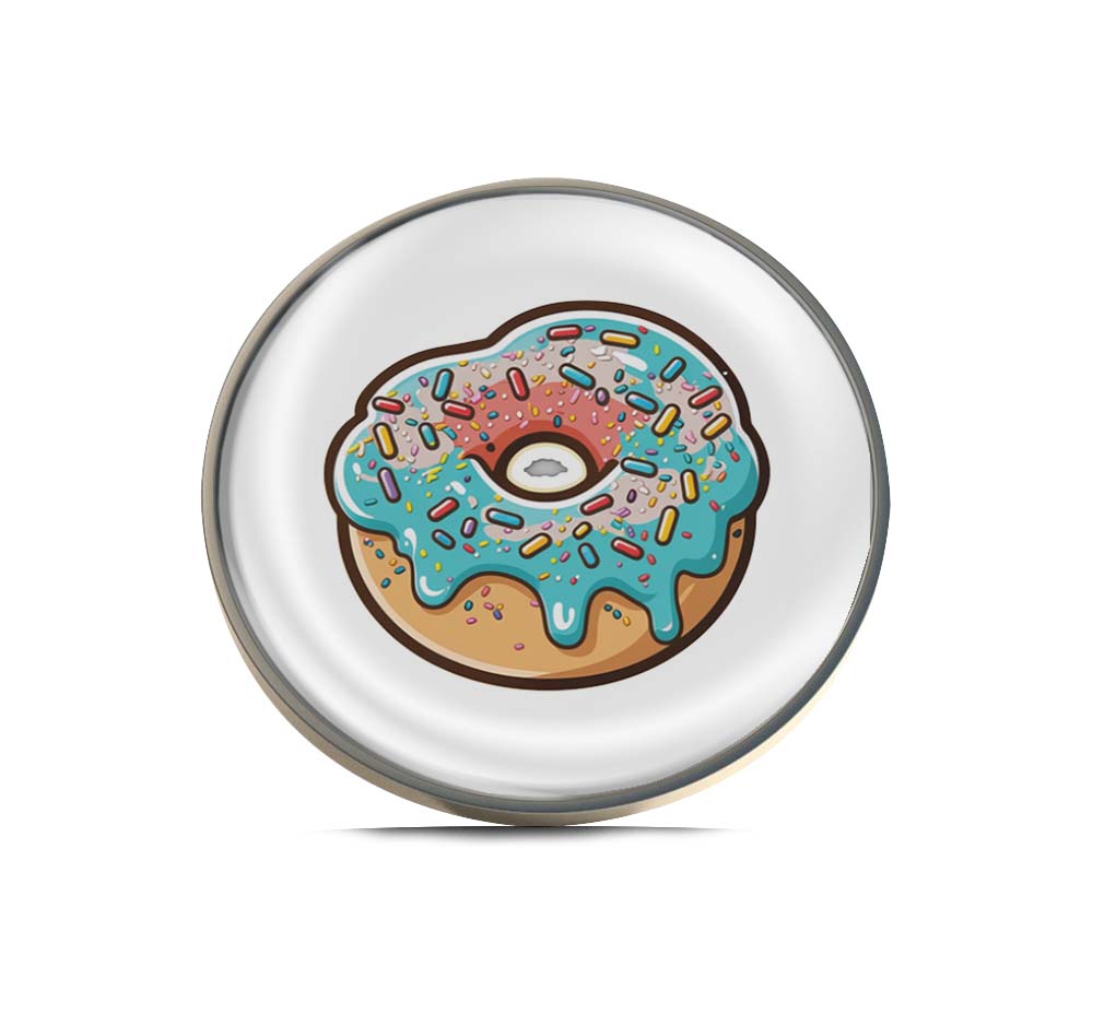 Vanilla sprinkle donut Limited Edition Lapel Pin Exclusive Metal Brooch Badge Accessories For Backpack, Clothes, Hats | Cute Gifts and Collectibles