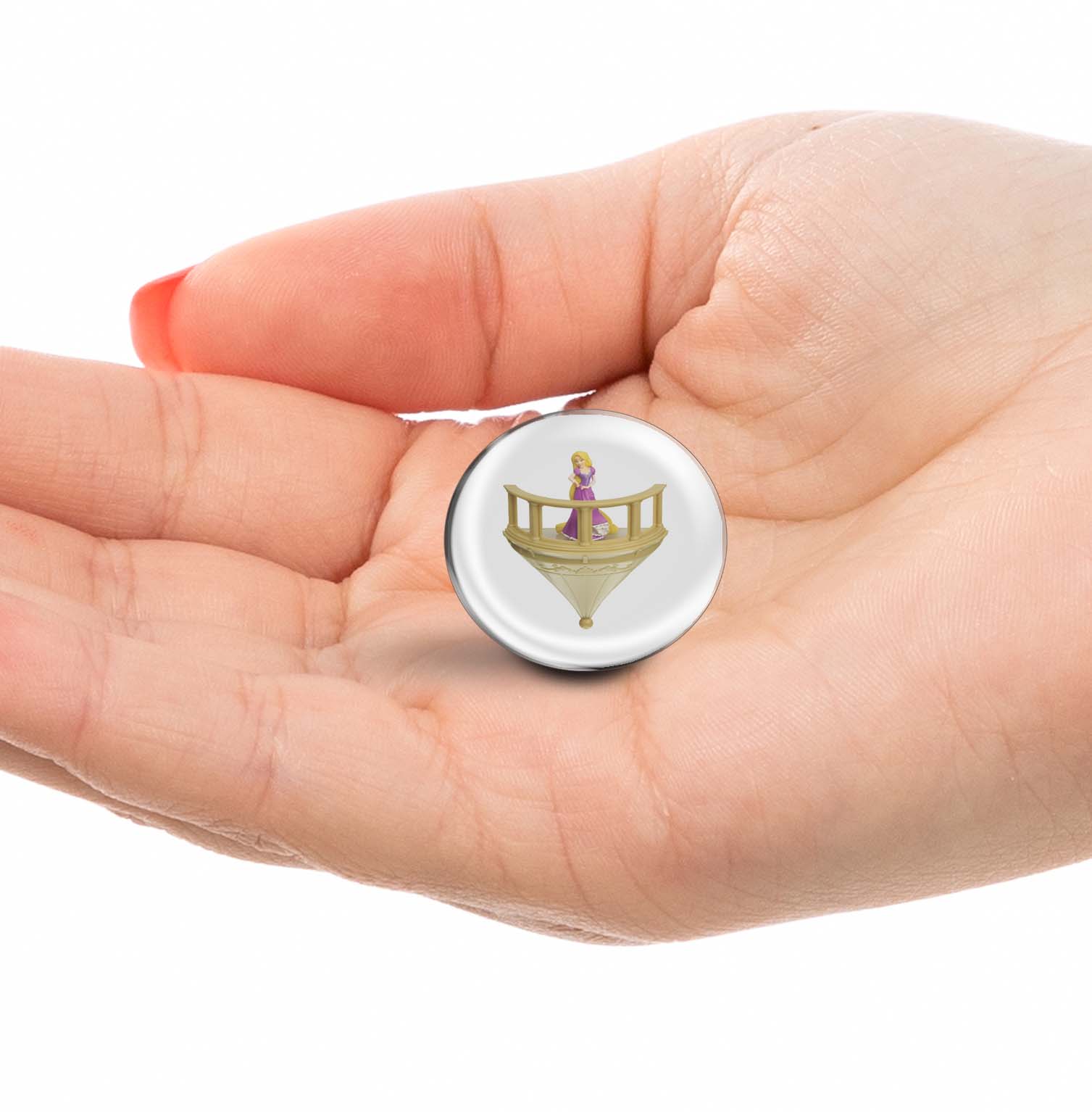 Disney Princess Rapunzel Balcony Limited Edition Lapel Pin Exclusive Metal Brooch Badge Accessories For Backpack, Clothes, Hats | Cute Gifts and Collectibles