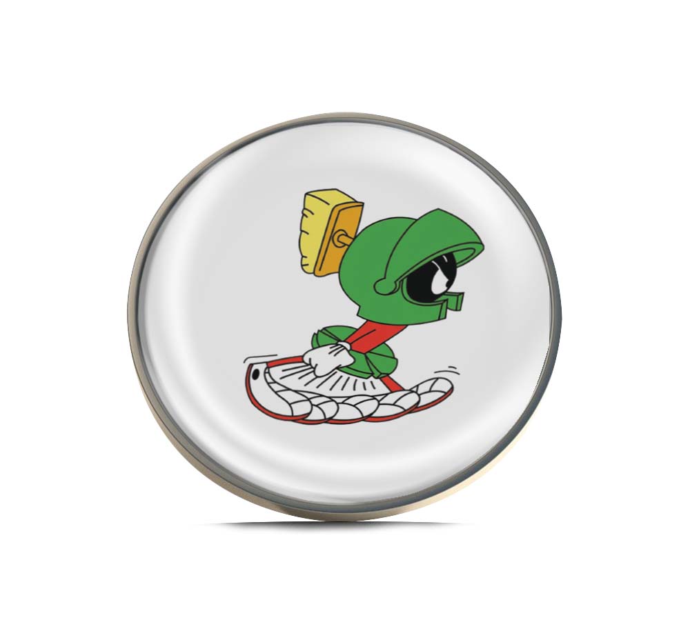 Marvin The Martian Runing Limited Edition Lapel Pin Exclusive Metal Brooch Badge Accessories For Backpack, Clothes, Hats | Cute Gifts and Collectibles