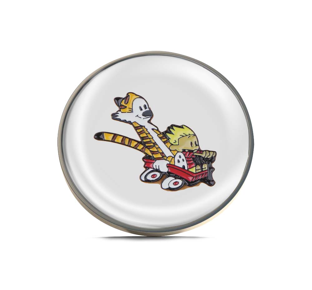 Calvin and Hobbes Limited Edition Lapel Pin Exclusive Metal Brooch Badge Accessories For Backpack, Clothes, Hats | Cute Gifts and Collectibles