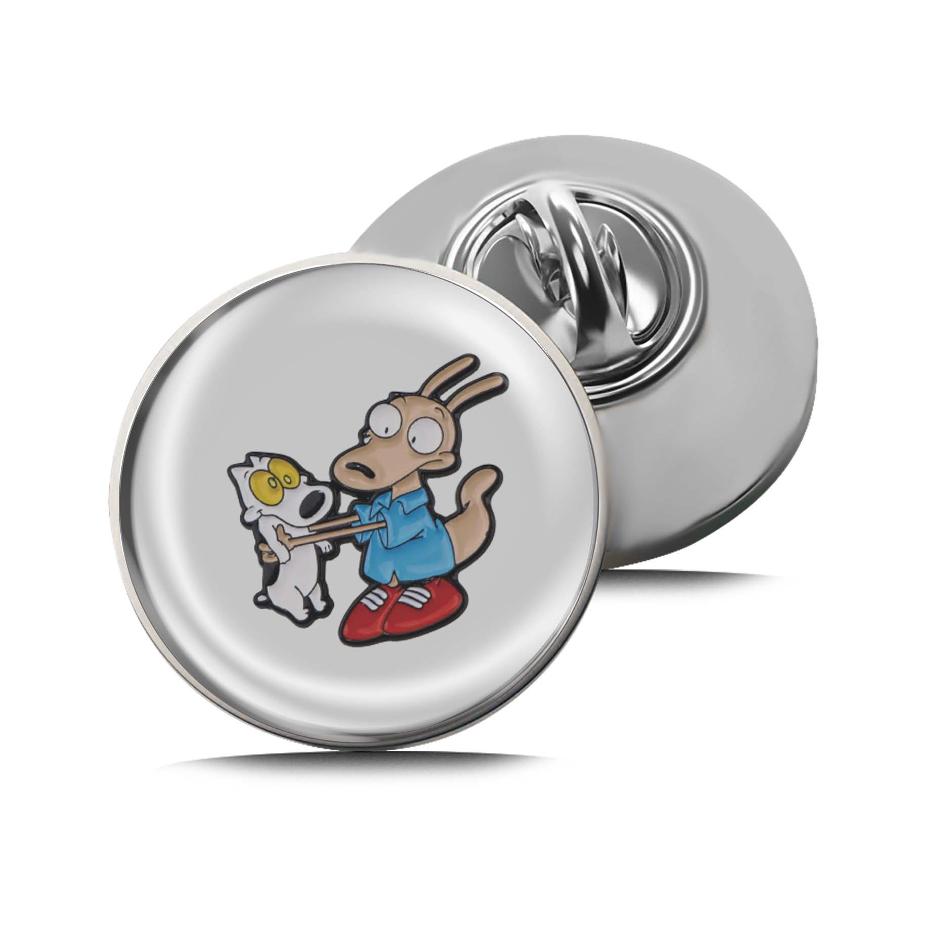 Rocko's Modern Life Limited Edition Lapel Pin Exclusive Metal Brooch Badge Accessories For Backpack, Clothes, Hats | Cute Gifts and Collectibles