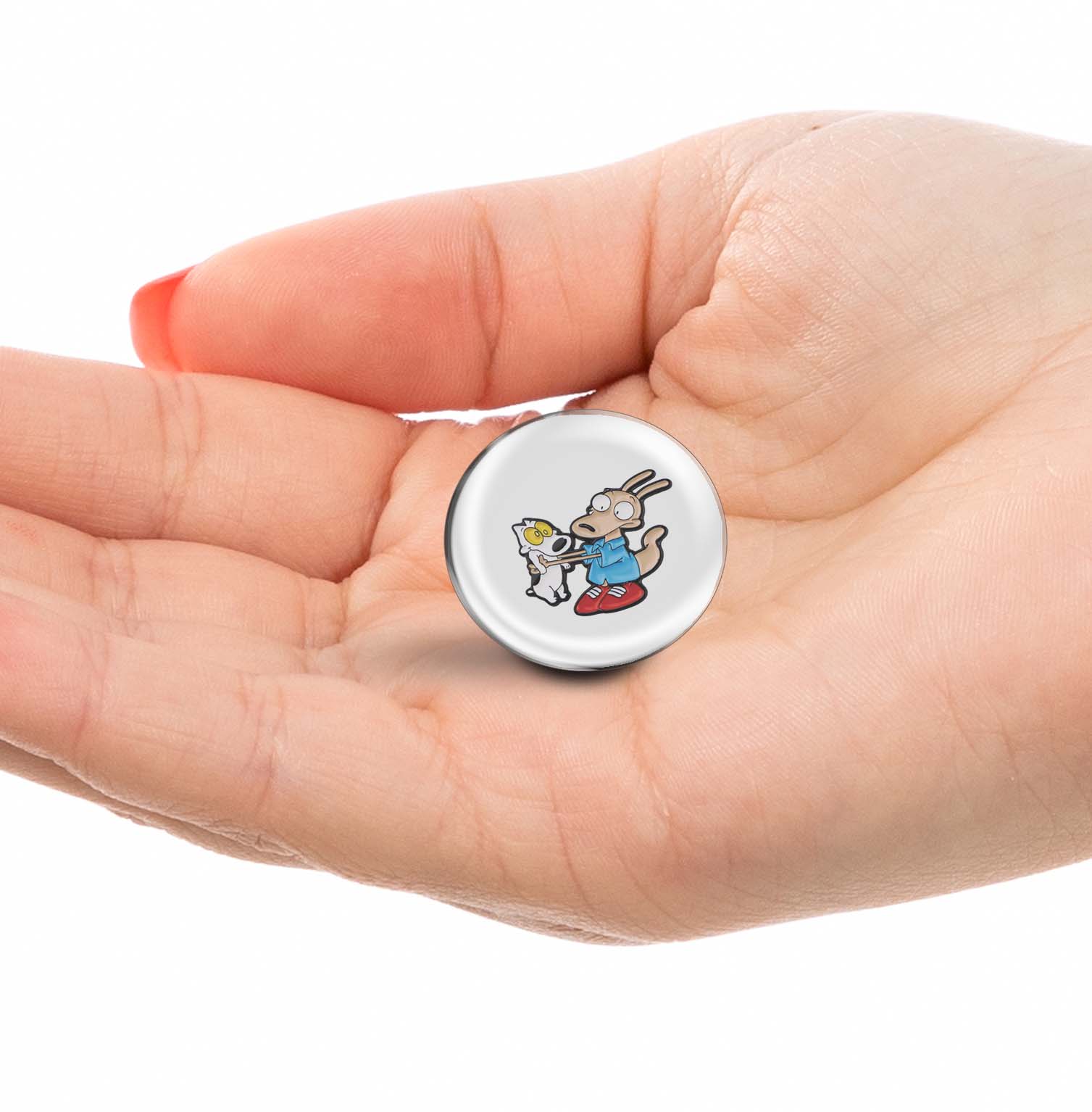 Rocko's Modern Life Limited Edition Lapel Pin Exclusive Metal Brooch Badge Accessories For Backpack, Clothes, Hats | Cute Gifts and Collectibles