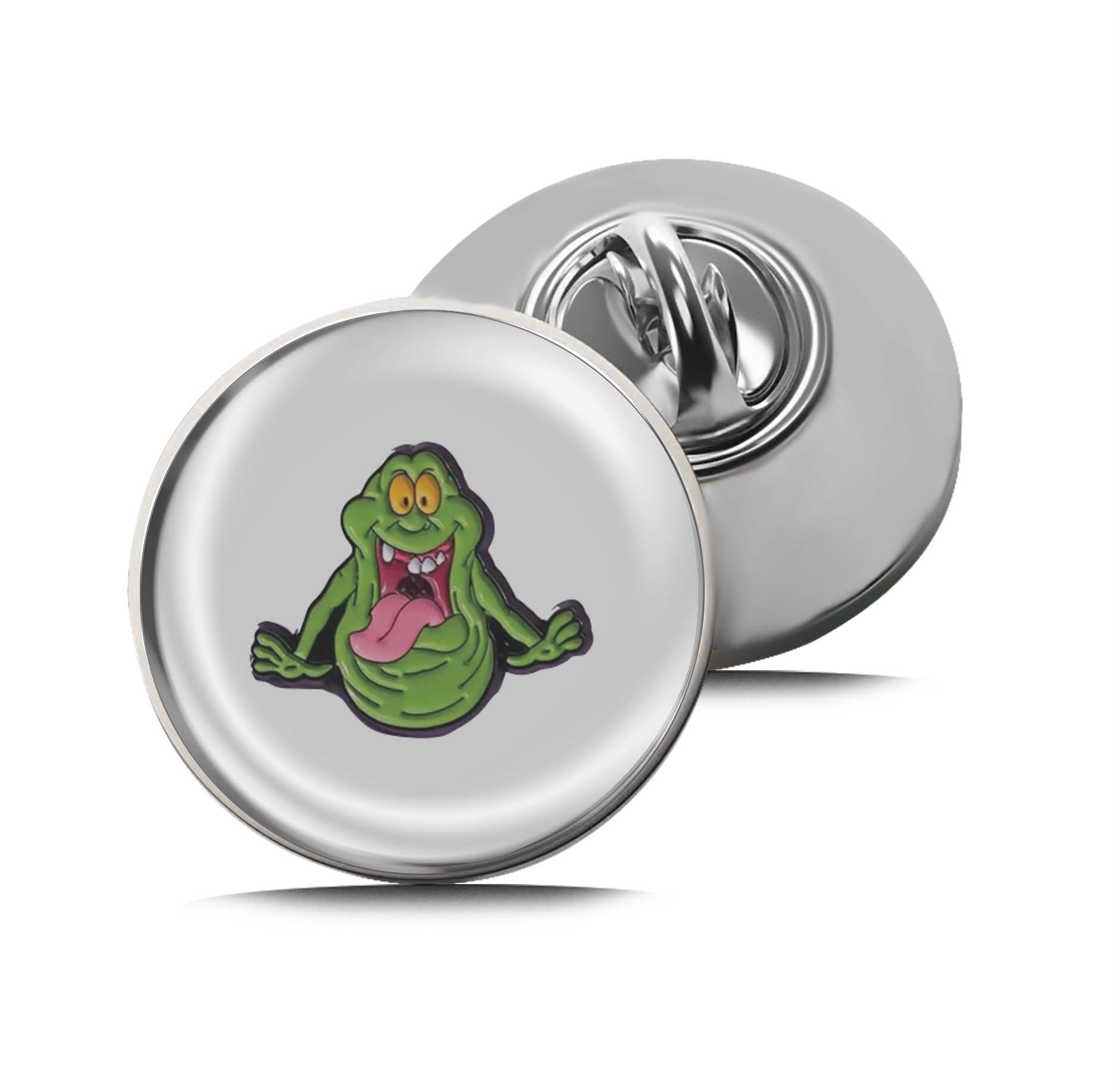 Green Cartoon Germ Open Mouth Limited Edition Lapel Pin Exclusive Metal Brooch Badge Accessories For Backpack, Clothes, Hats | Cute Gifts and Collectibles