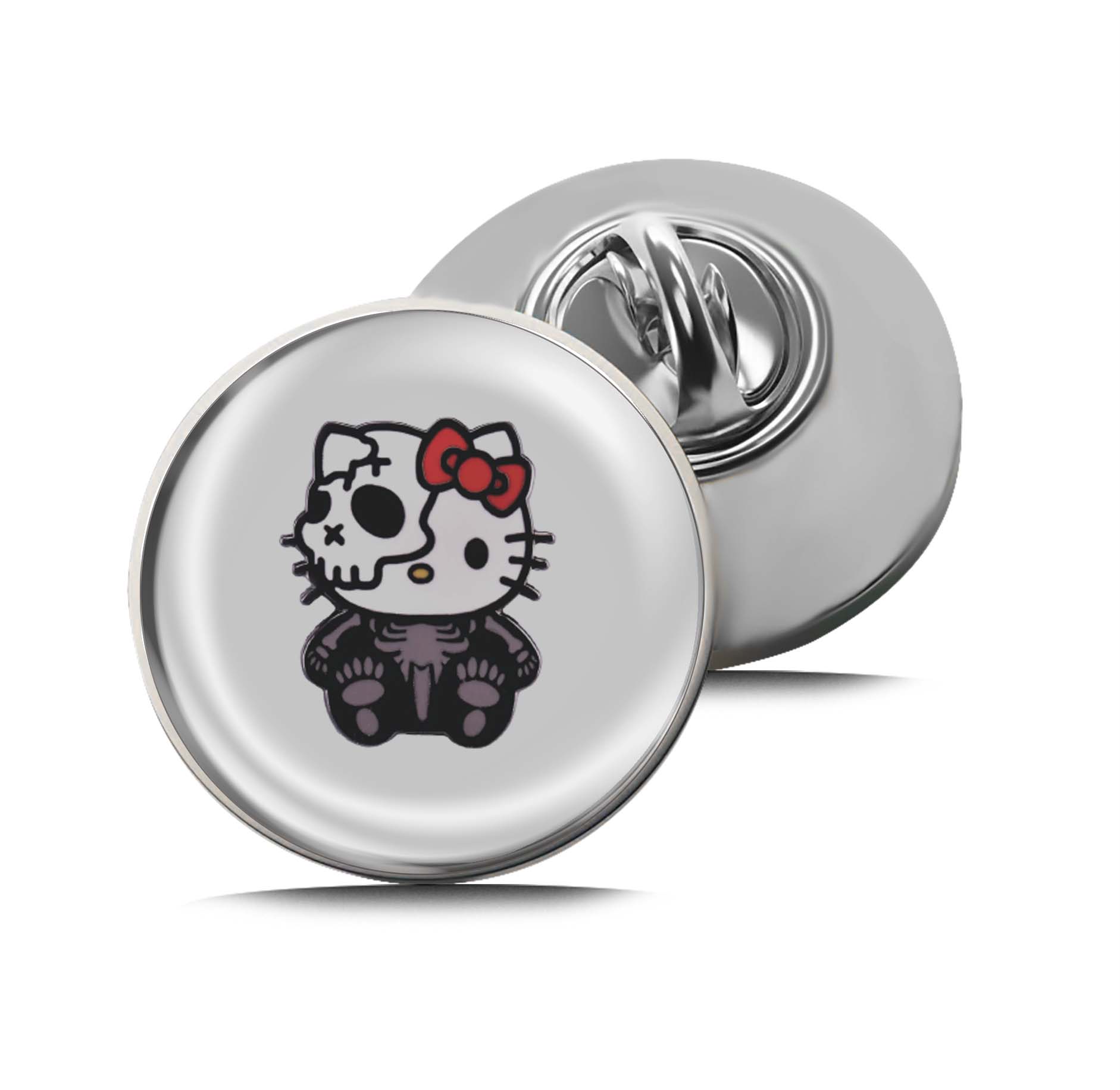 Hello Kitty Skull Limited Edition Lapel Pin Exclusive Metal Brooch Badge Accessories For Backpack, Clothes, Hats | Cute Gifts and Collectibles