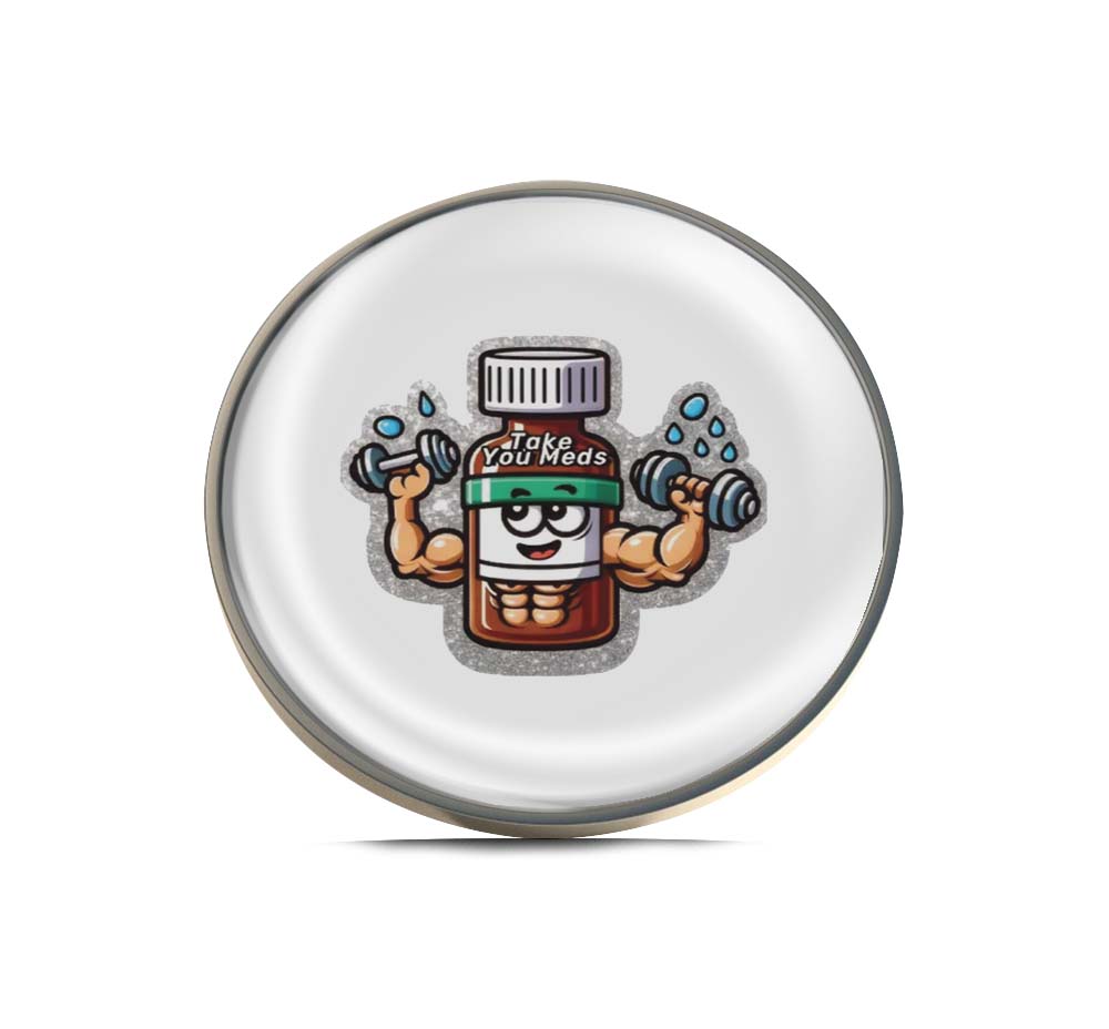 Take your meds Limited Edition Lapel Pin Exclusive Metal Brooch Badge Accessories For Backpack, Clothes, Hats | Cute Gifts and Collectibles