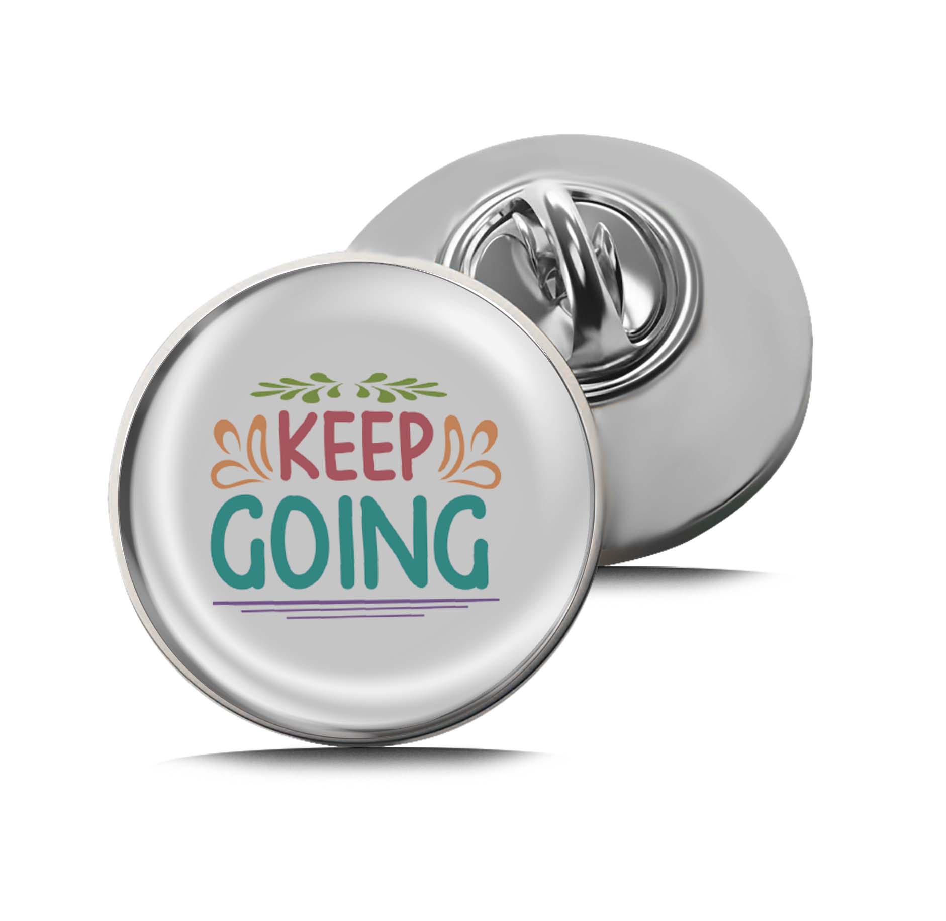 Keep Going Limited Edition Lapel Pin Exclusive Metal Brooch Badge Accessories For Backpack, Clothes, Hats | Cute Gifts and Collectibles