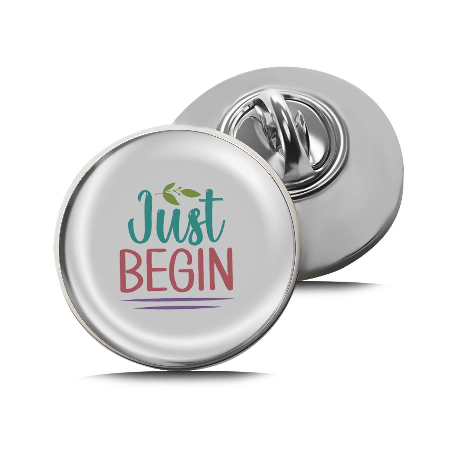 Just Begin Limited Edition Lapel Pin Exclusive Metal Brooch Badge Accessories For Backpack, Clothes, Hats | Cute Gifts and Collectibles