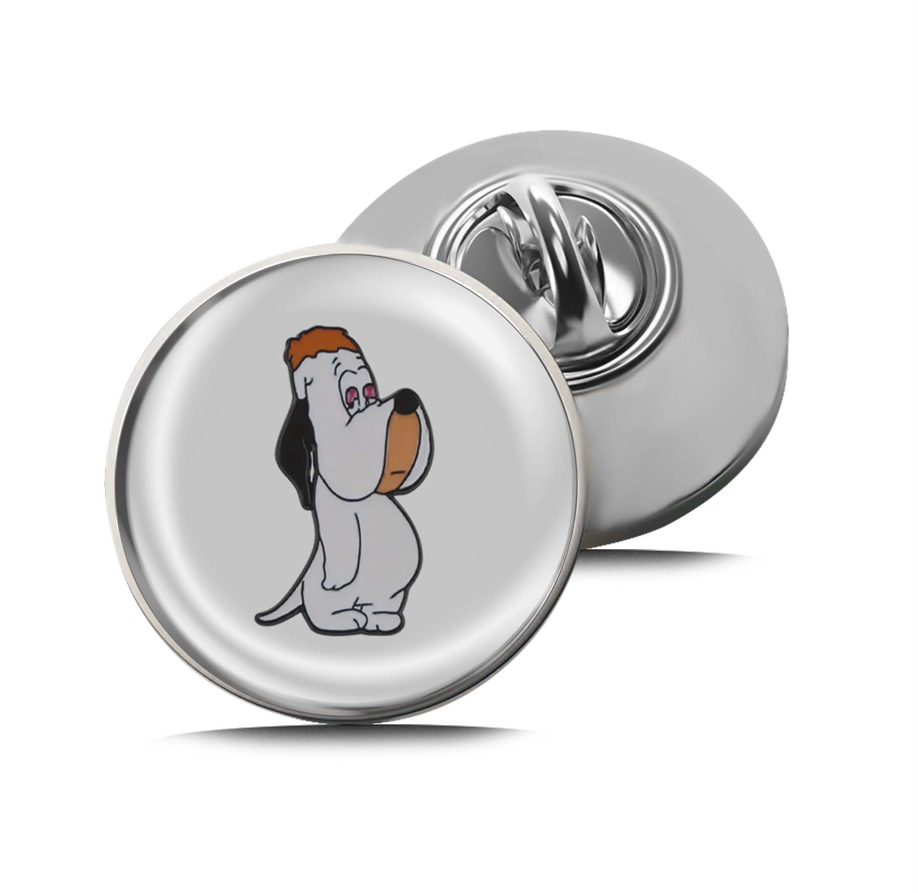 Droopy Dog Cartoon character Limited Edition Lapel Pin Exclusive Metal Brooch Badge Accessories For Backpack, Clothes, Hats | Cute Gifts and Collectibles