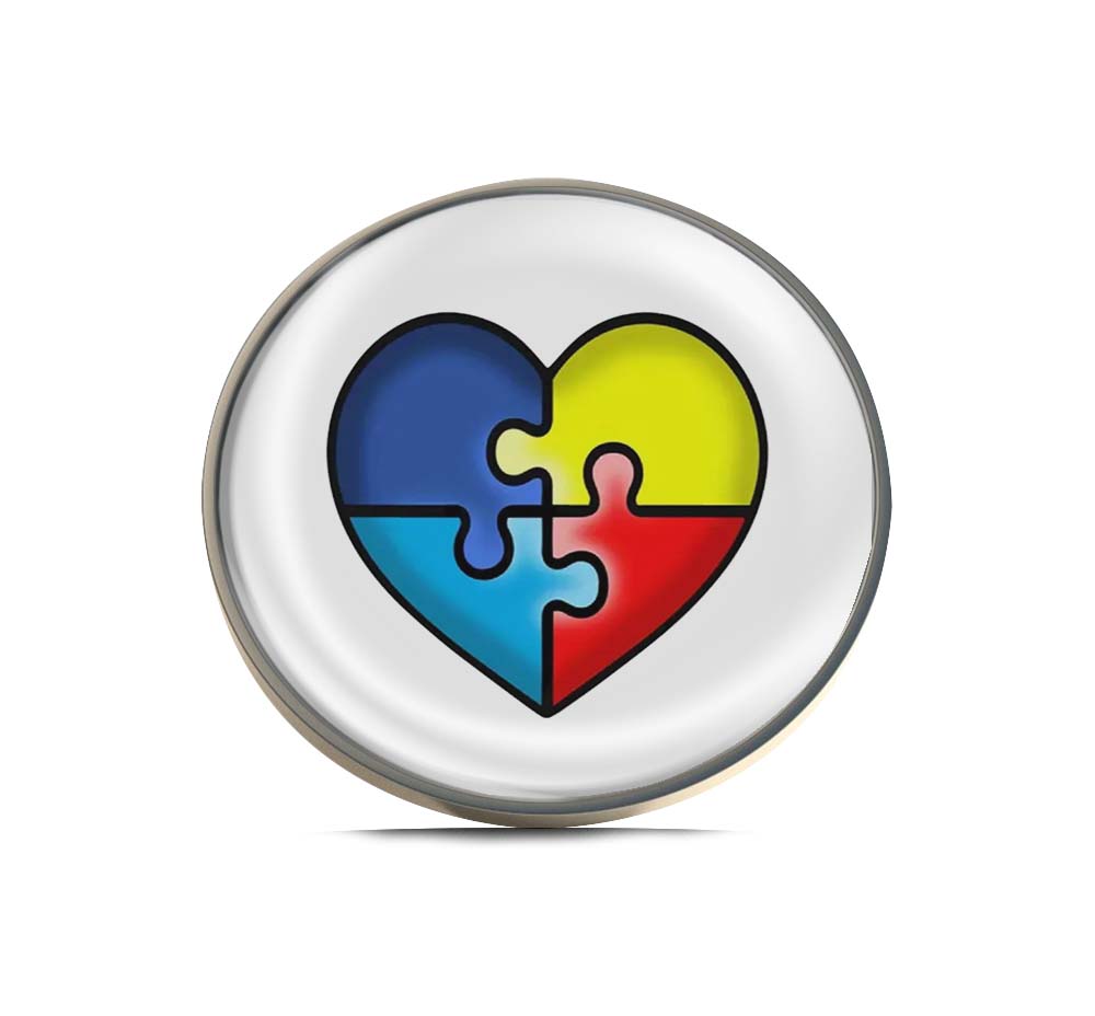 Autism Heart Limited Edition Lapel Pin Exclusive Metal Brooch Badge Accessories For Backpack, Clothes, Hats | Cute Gifts and Collectibles