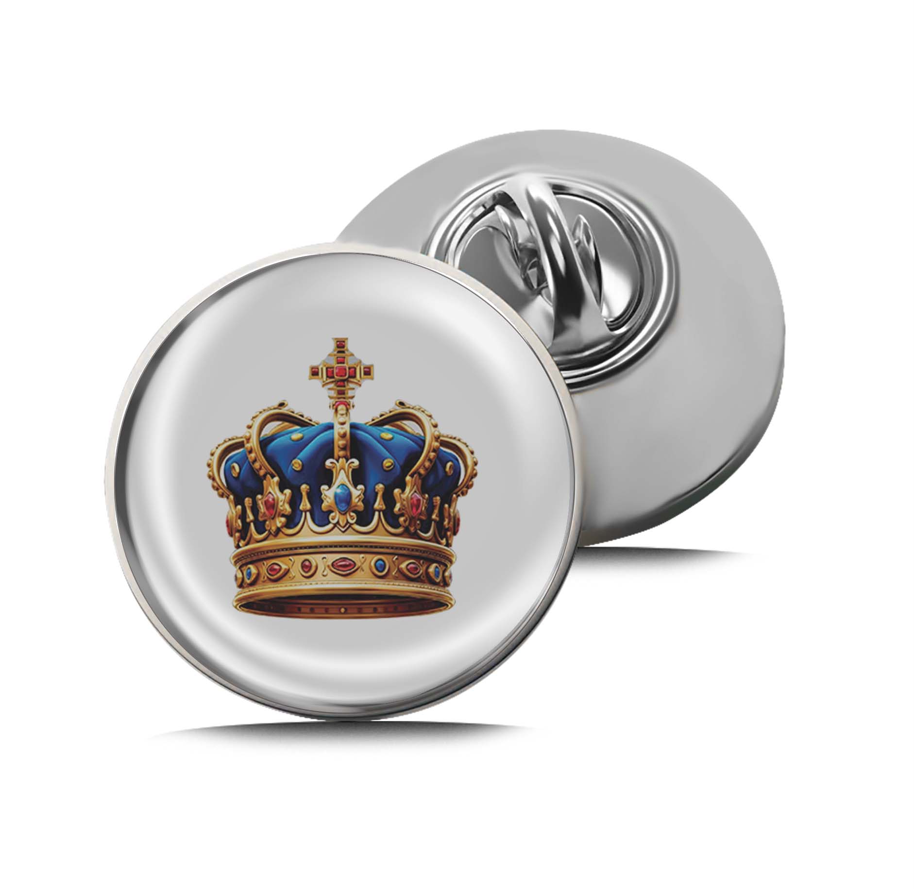 King Crown Limited Edition Lapel Pin Exclusive Metal Brooch Badge Accessories For Backpack, Clothes, Hats | Cute Gifts and Collectibles