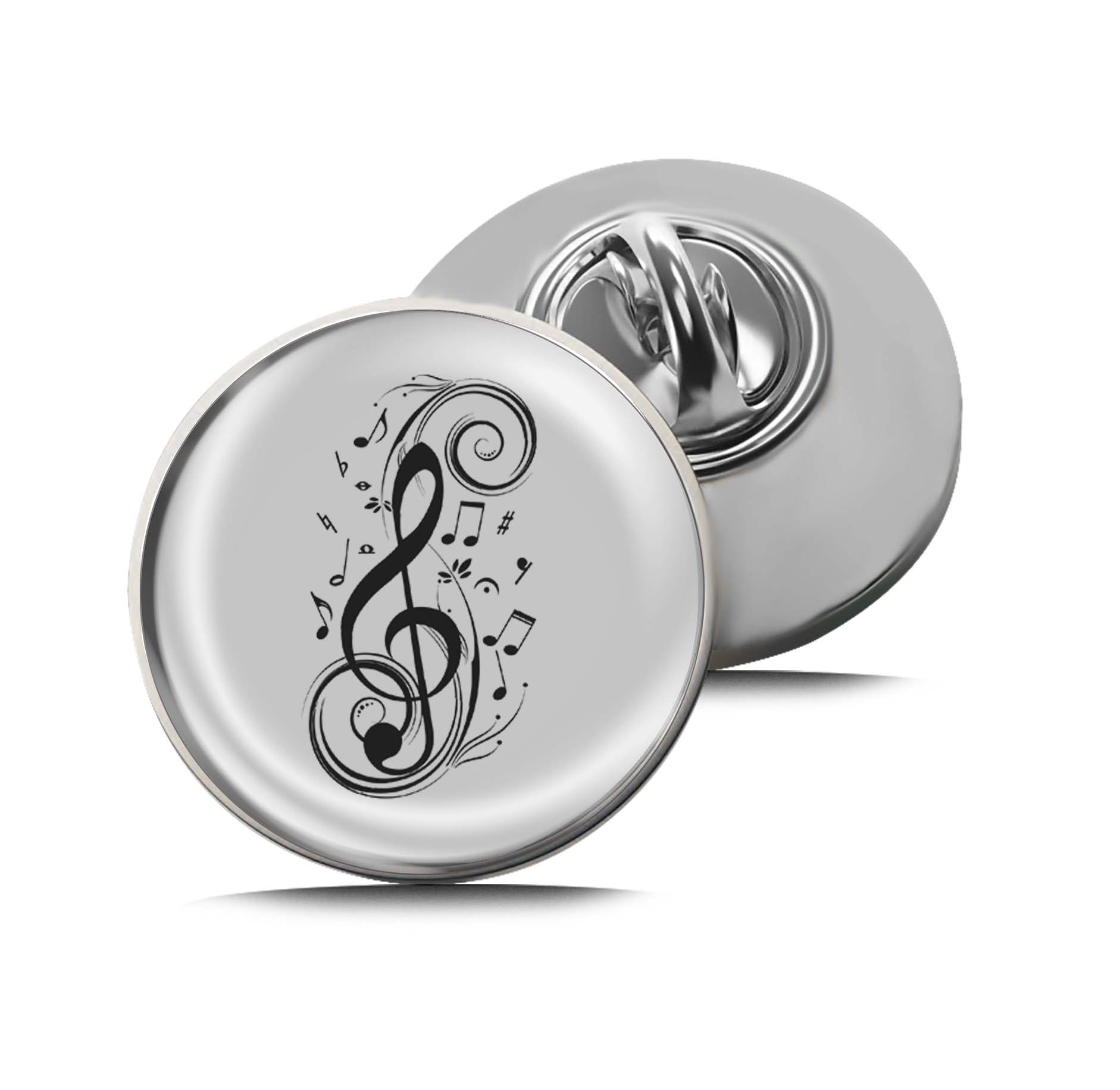 Treble clef Limited Edition Lapel Pin Exclusive Metal Brooch Badge Accessories For Backpack, Clothes, Hats | Cute Gifts and Collectibles