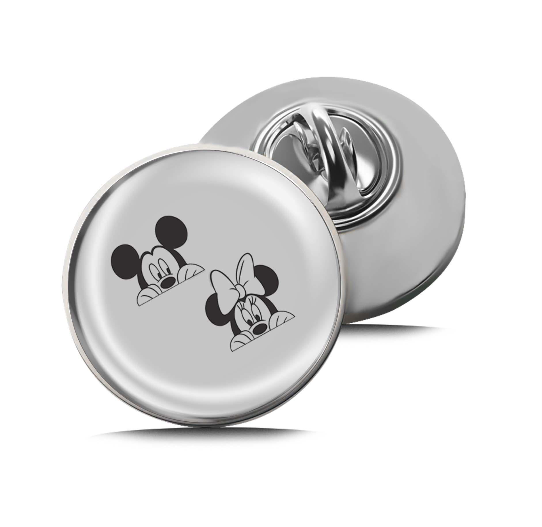 Disney Mickey Mouse & Minnie Mouse Limited Edition Lapel Pin Exclusive Metal Brooch Badge Accessories For Backpack, Clothes, Hats | Cute Gifts and Collectibles