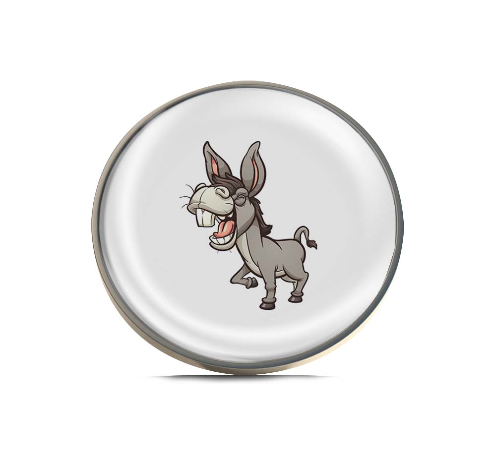 Laughing Donkey Limited Edition Lapel Pin Exclusive Metal Brooch Badge Accessories For Backpack, Clothes, Hats | Cute Gifts and Collectibles