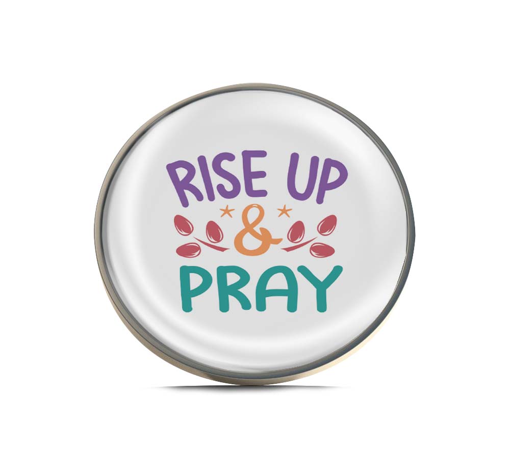 Rise up and pray Limited Edition Lapel Pin Exclusive Metal Brooch Badge Accessories For Backpack, Clothes, Hats | Cute Gifts and Collectibles