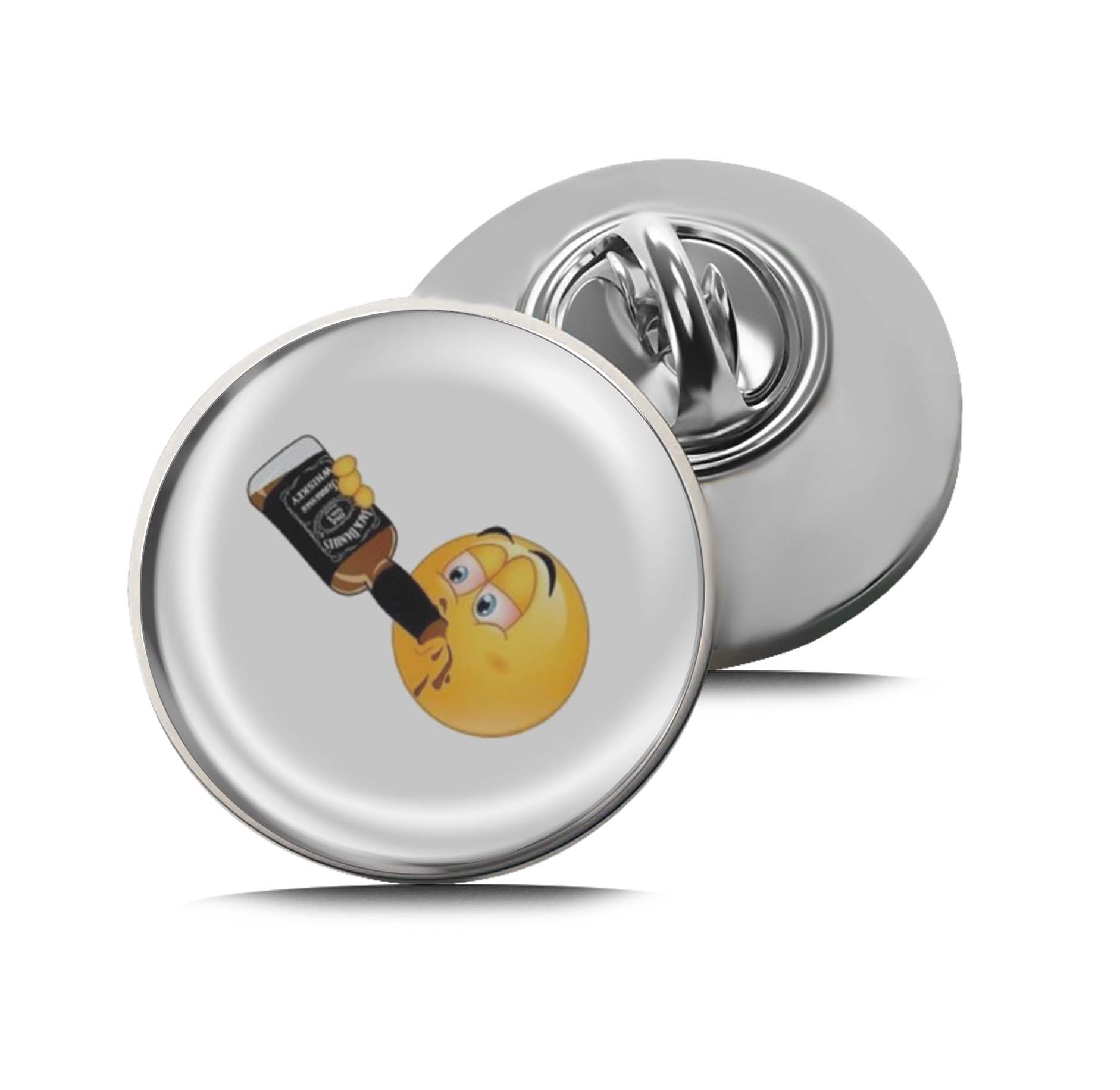 Beer Drinking Face Limited Edition Lapel Pin Exclusive Metal Brooch Badge Accessories For Backpack, Clothes, Hats | Cute Gifts and Collectibles
