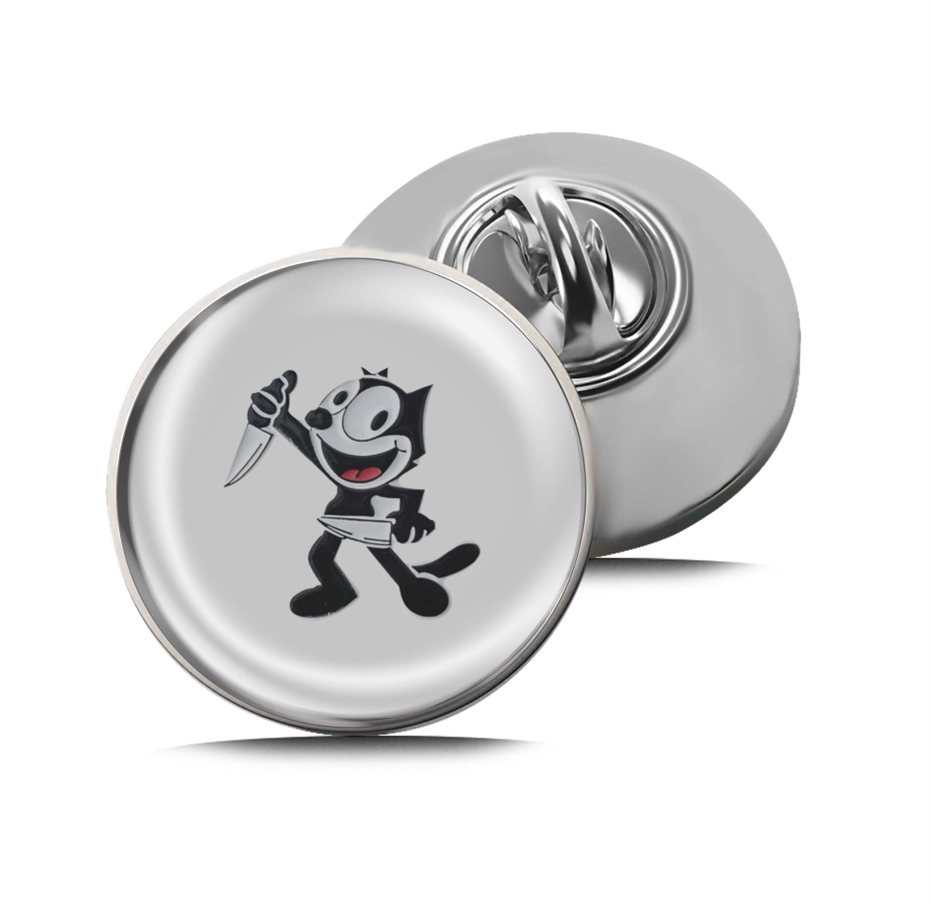 Felix Cartoon Cat Limited Edition Lapel Pin Exclusive Metal Brooch Badge Accessories For Backpack, Clothes, Hats | Cute Gifts and Collectibles