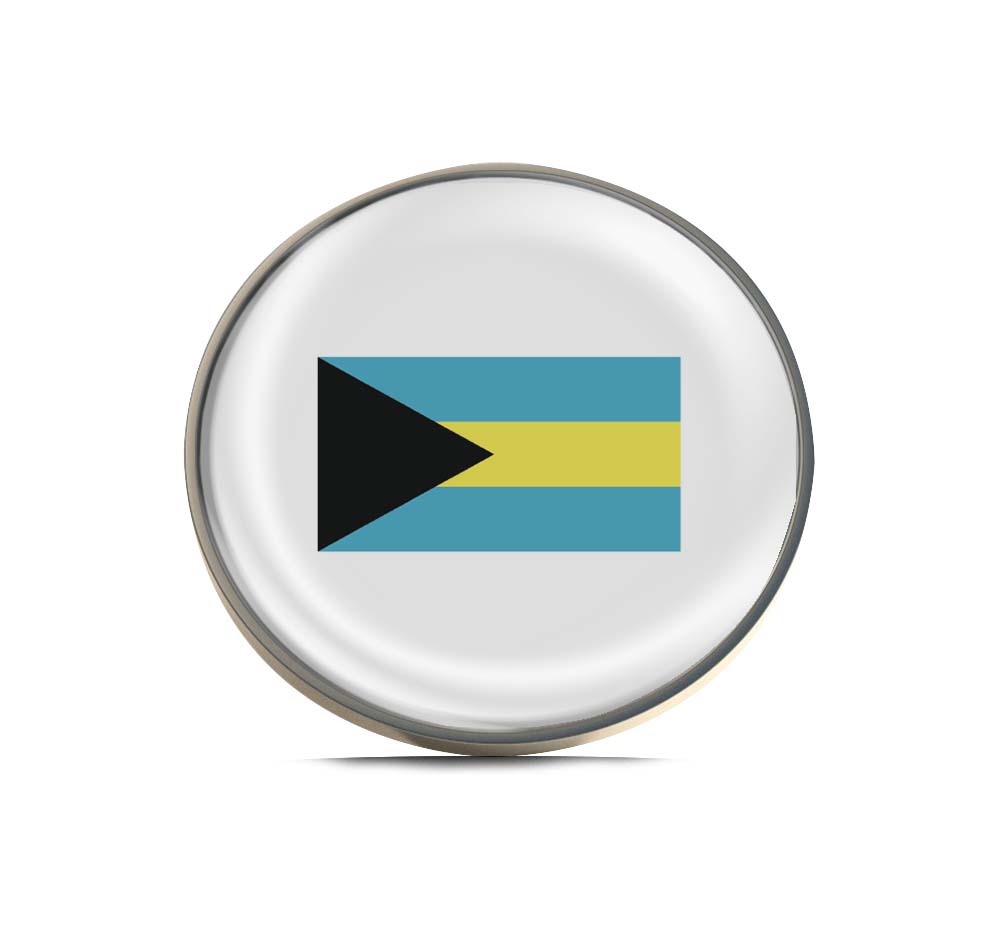 Flag of the Bahamas Limited Edition Lapel Pin Exclusive Metal Brooch Badge Accessories For Backpack, Clothes, Hats | Cute Gifts and Collectibles