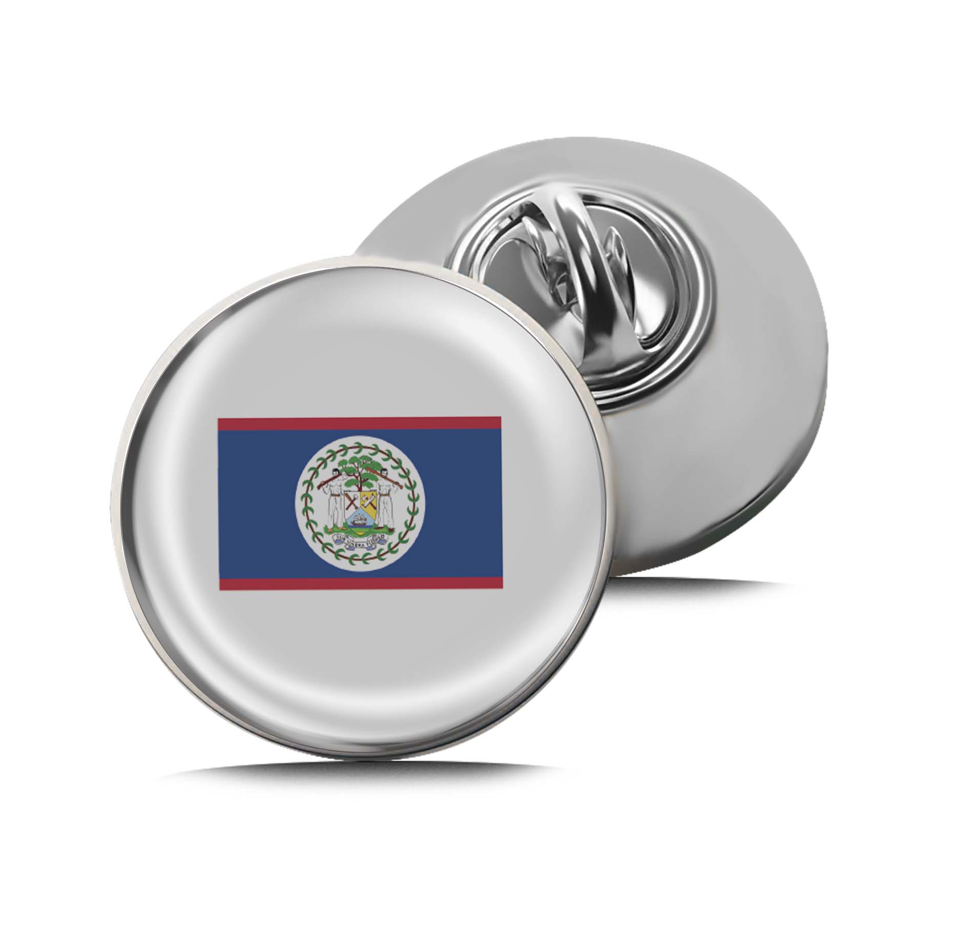 Flag of Belize Limited Edition Lapel Pin Exclusive Metal Brooch Badge Accessories For Backpack, Clothes, Hats | Cute Gifts and Collectibles