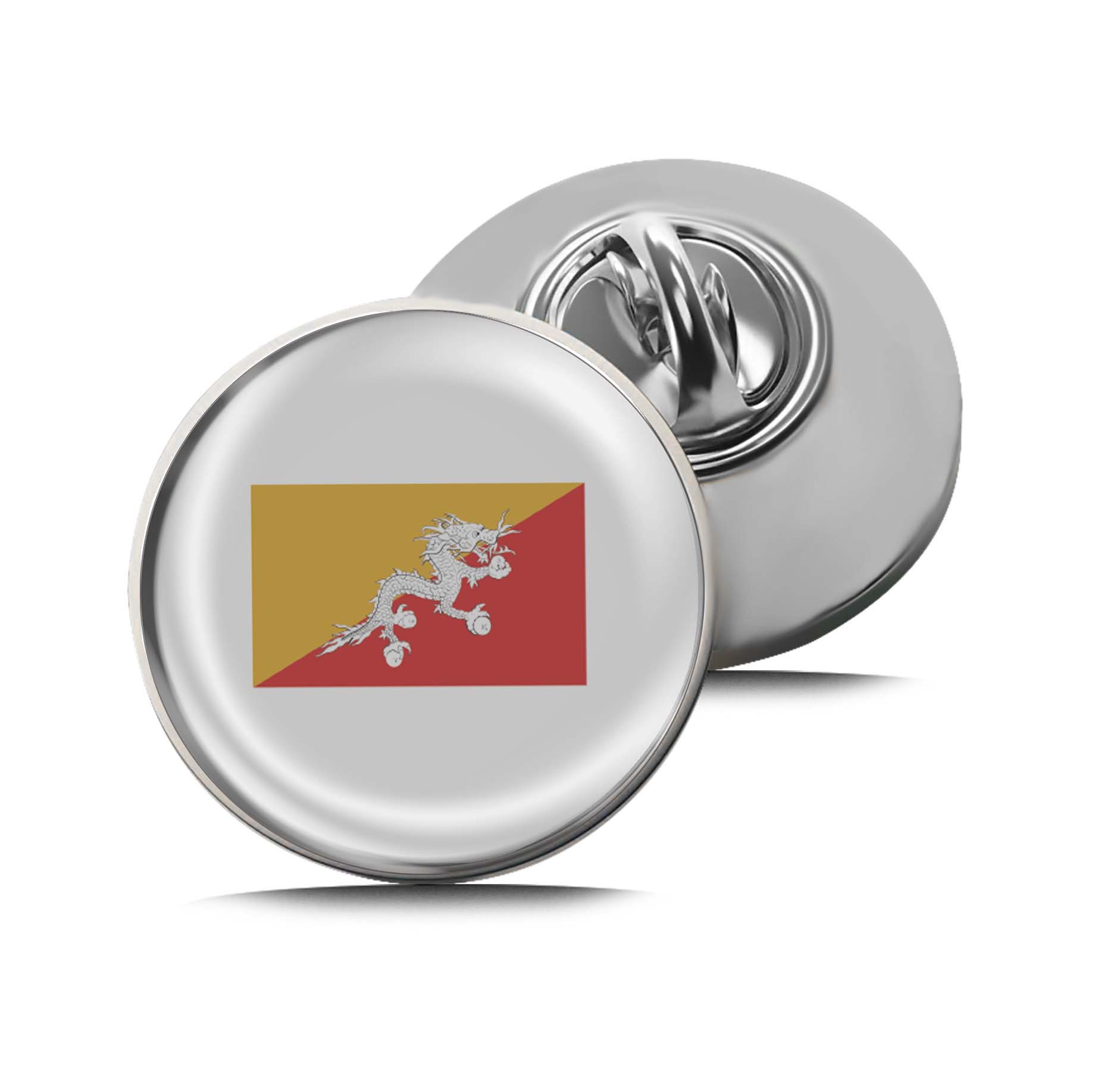 Flag of Bhutan Limited Edition Lapel Pin Exclusive Metal Brooch Badge Accessories For Backpack, Clothes, Hats | Cute Gifts and Collectibles
