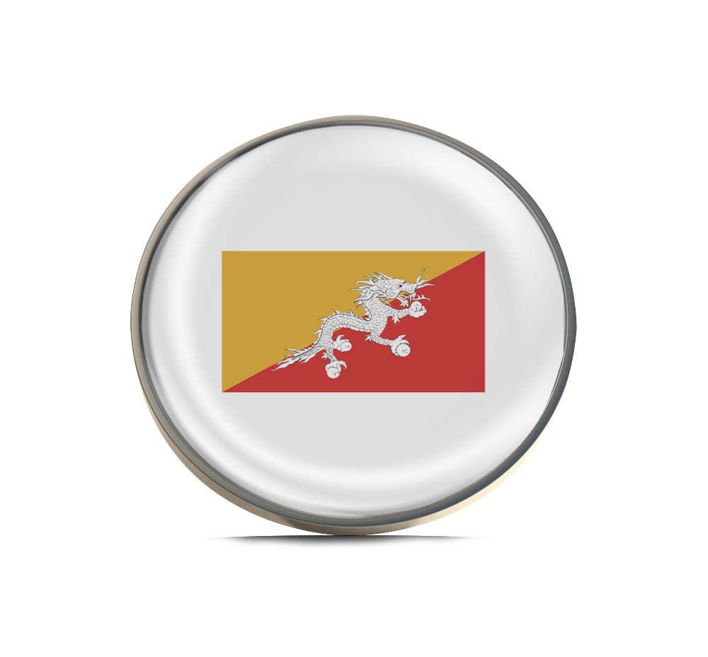 Flag of Bhutan Limited Edition Lapel Pin Exclusive Metal Brooch Badge Accessories For Backpack, Clothes, Hats | Cute Gifts and Collectibles
