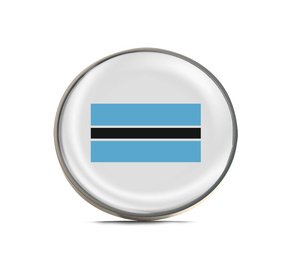 Flag of Botswana Limited Edition Lapel Pin Exclusive Metal Brooch Badge Accessories For Backpack, Clothes, Hats | Cute Gifts and Collectibles