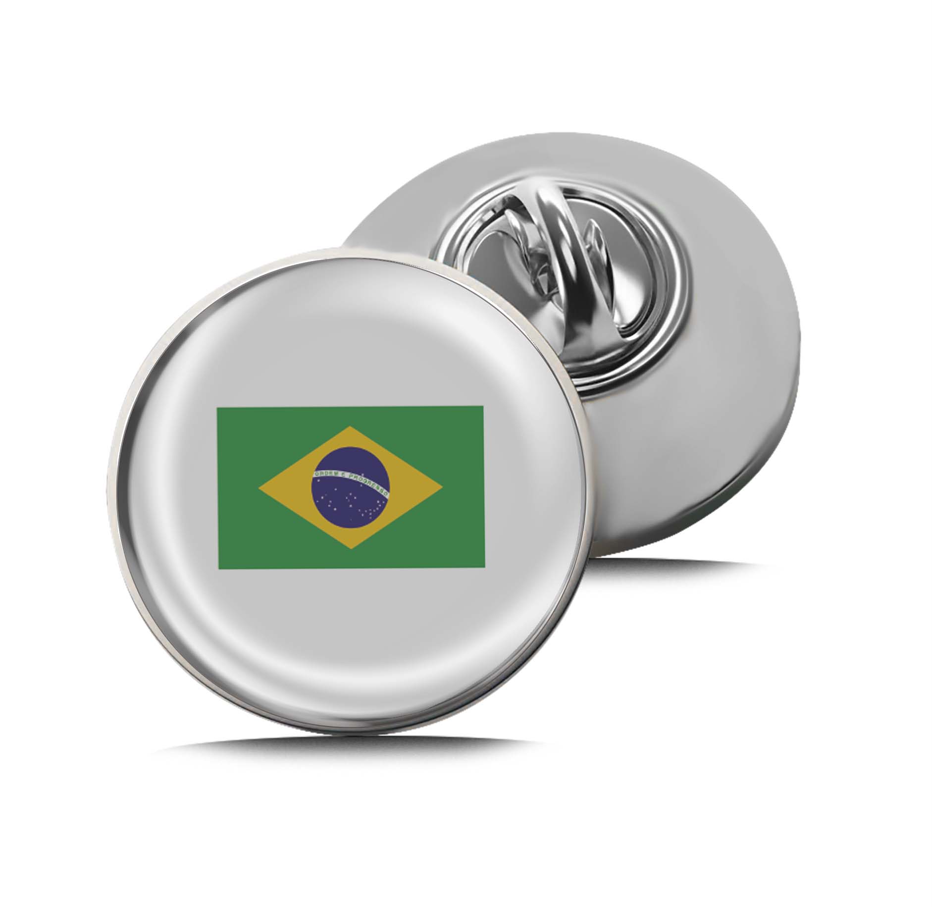 Flag of Brazil Limited Edition Lapel Pin Exclusive Metal Brooch Badge Accessories For Backpack, Clothes, Hats | Cute Gifts and Collectibles