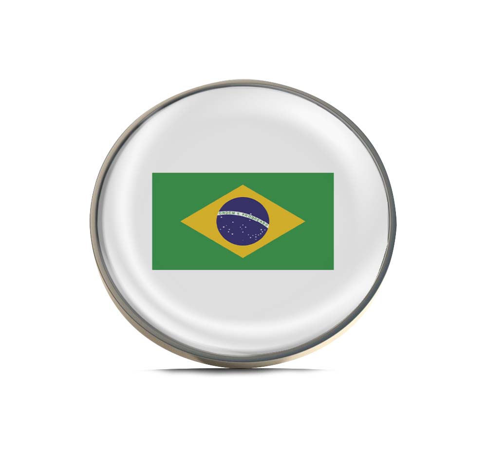 Flag of Brazil Limited Edition Lapel Pin Exclusive Metal Brooch Badge Accessories For Backpack, Clothes, Hats | Cute Gifts and Collectibles
