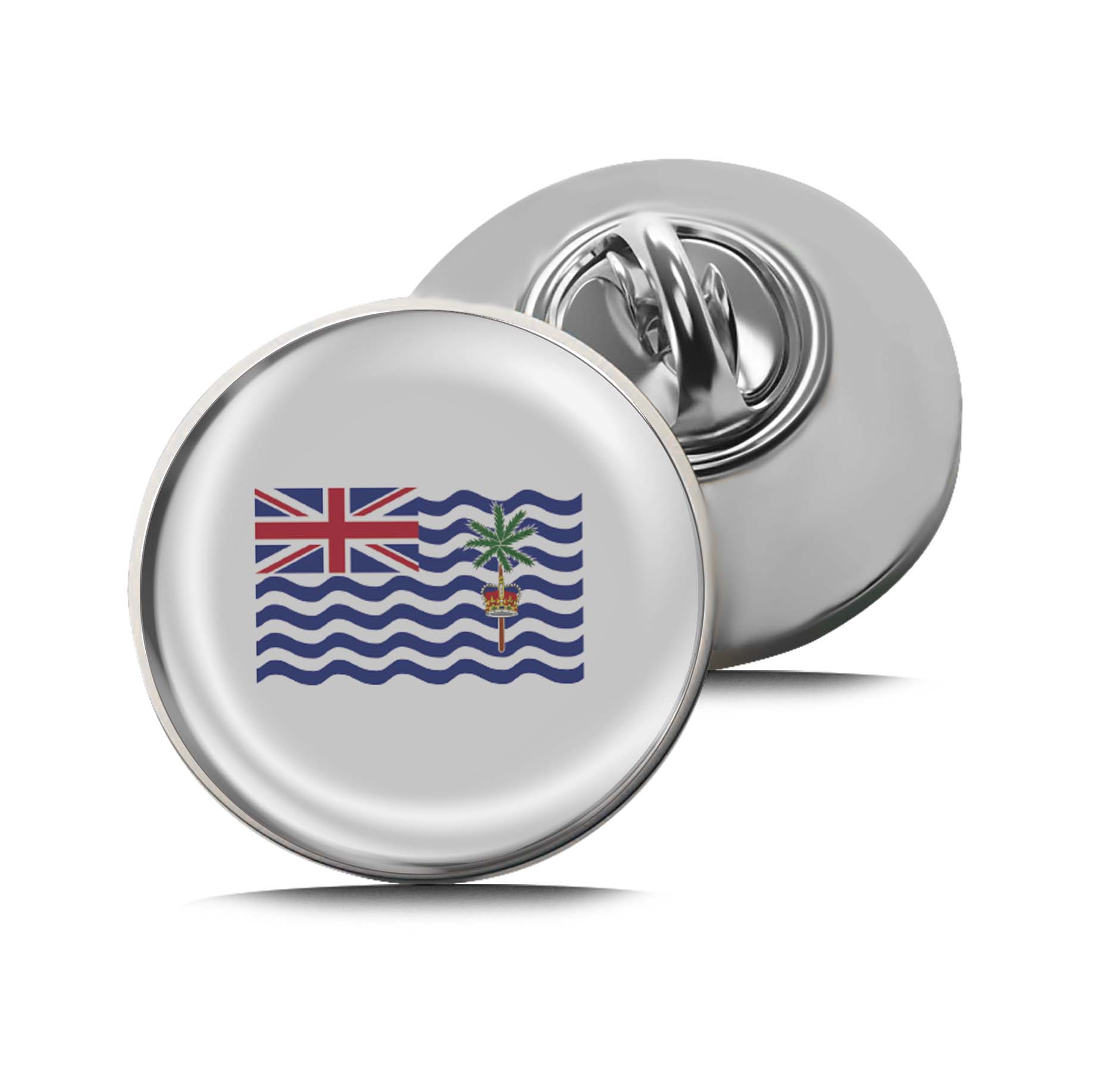 Flag of the British Indian Ocean Territory Limited Edition Lapel Pin Exclusive Metal Brooch Badge Accessories For Backpack, Clothes, Hats | Cute Gifts and Collectibles