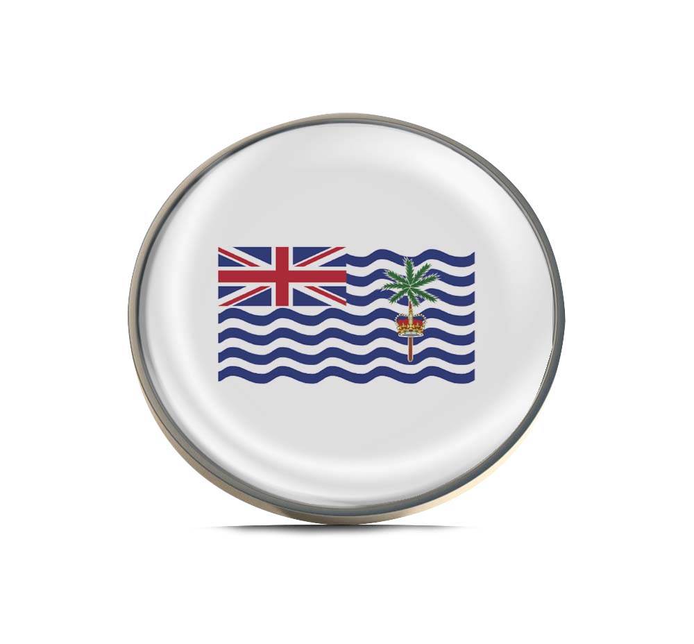 Flag of the British Indian Ocean Territory Limited Edition Lapel Pin Exclusive Metal Brooch Badge Accessories For Backpack, Clothes, Hats | Cute Gifts and Collectibles