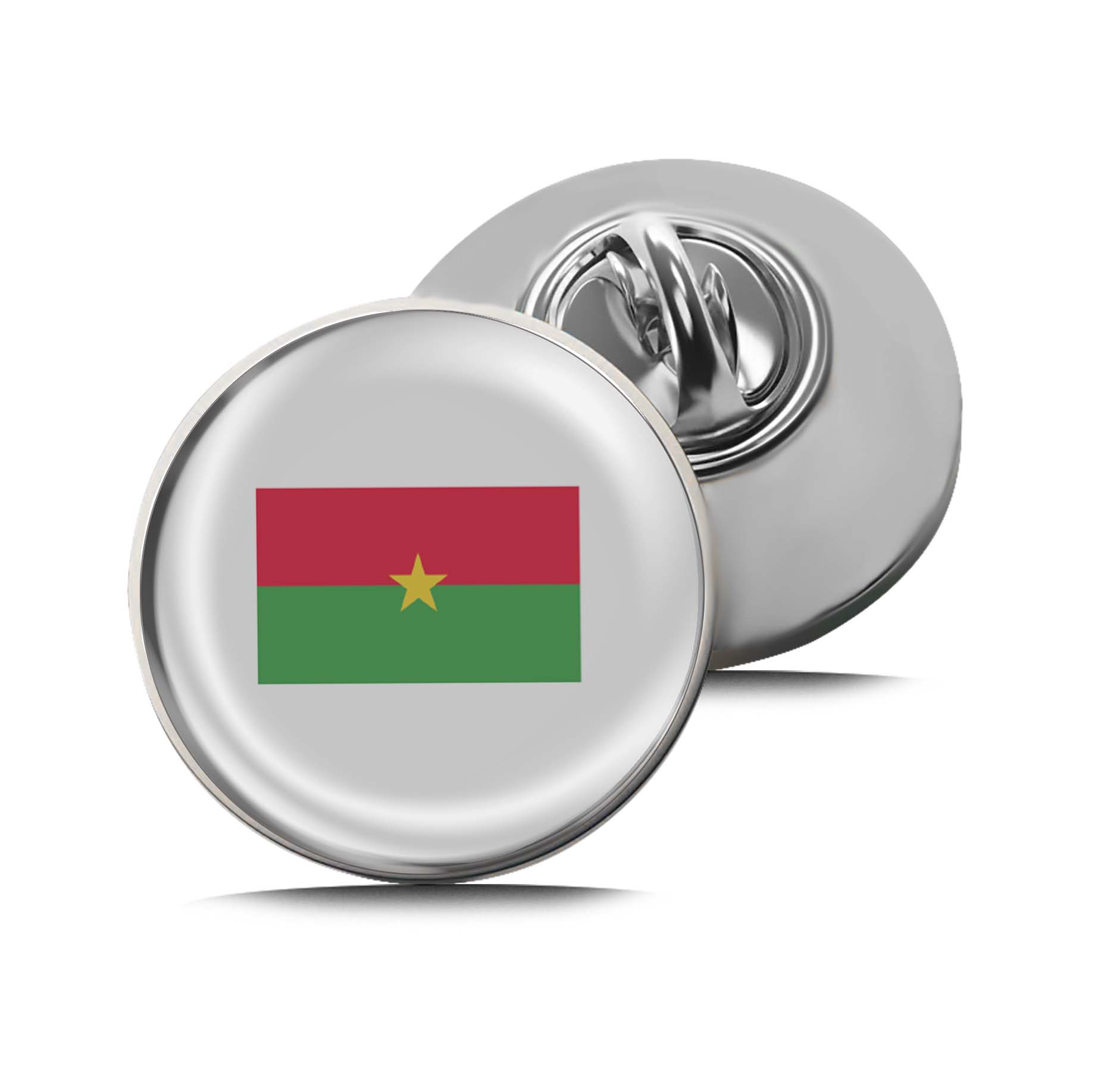 Flag of Burkina Faso Limited Edition Lapel Pin Exclusive Metal Brooch Badge Accessories For Backpack, Clothes, Hats | Cute Gifts and Collectibles