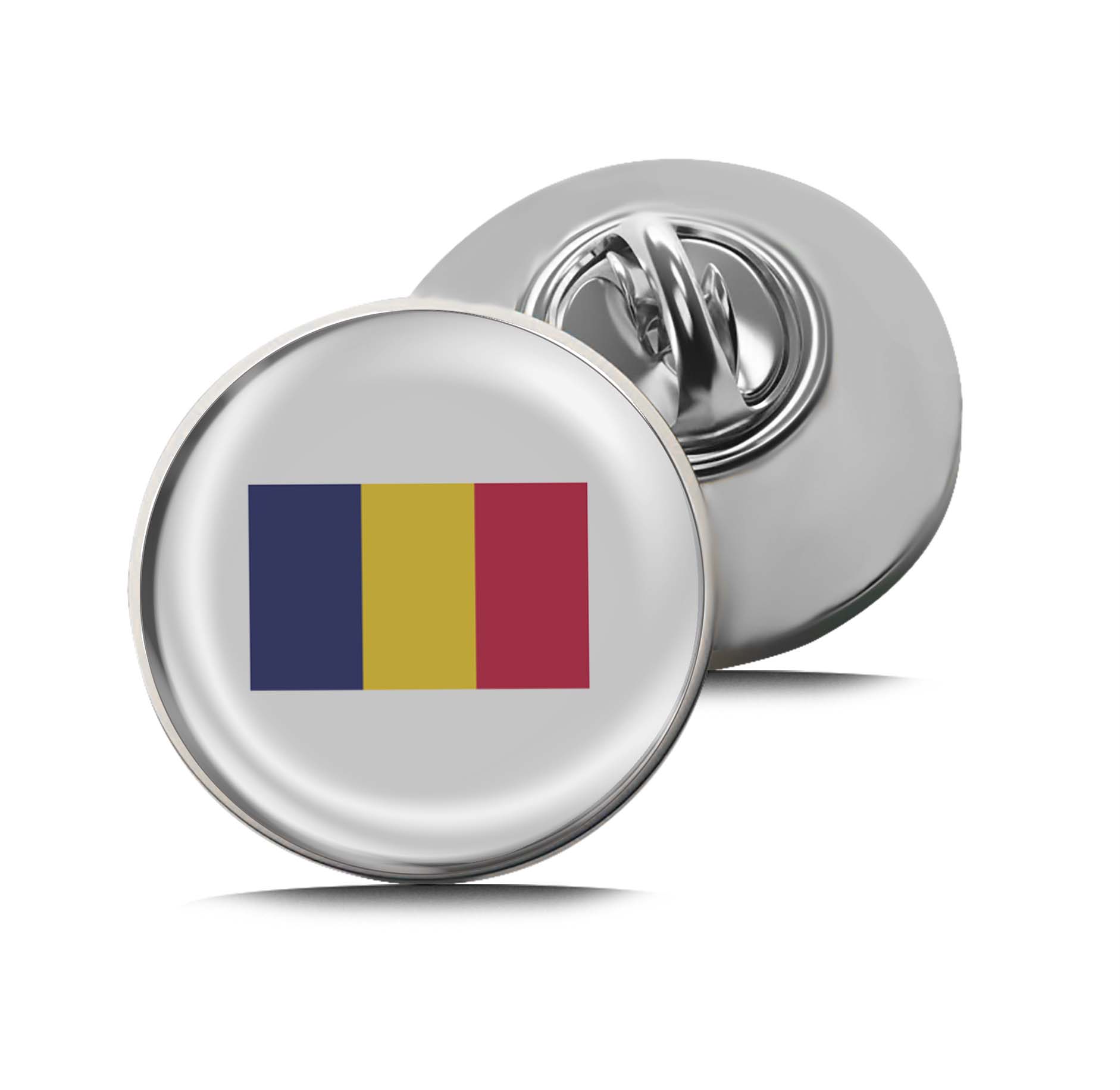 Flag of Romania Limited Edition Lapel Pin Exclusive Metal Brooch Badge Accessories For Backpack, Clothes, Hats | Cute Gifts and Collectibles
