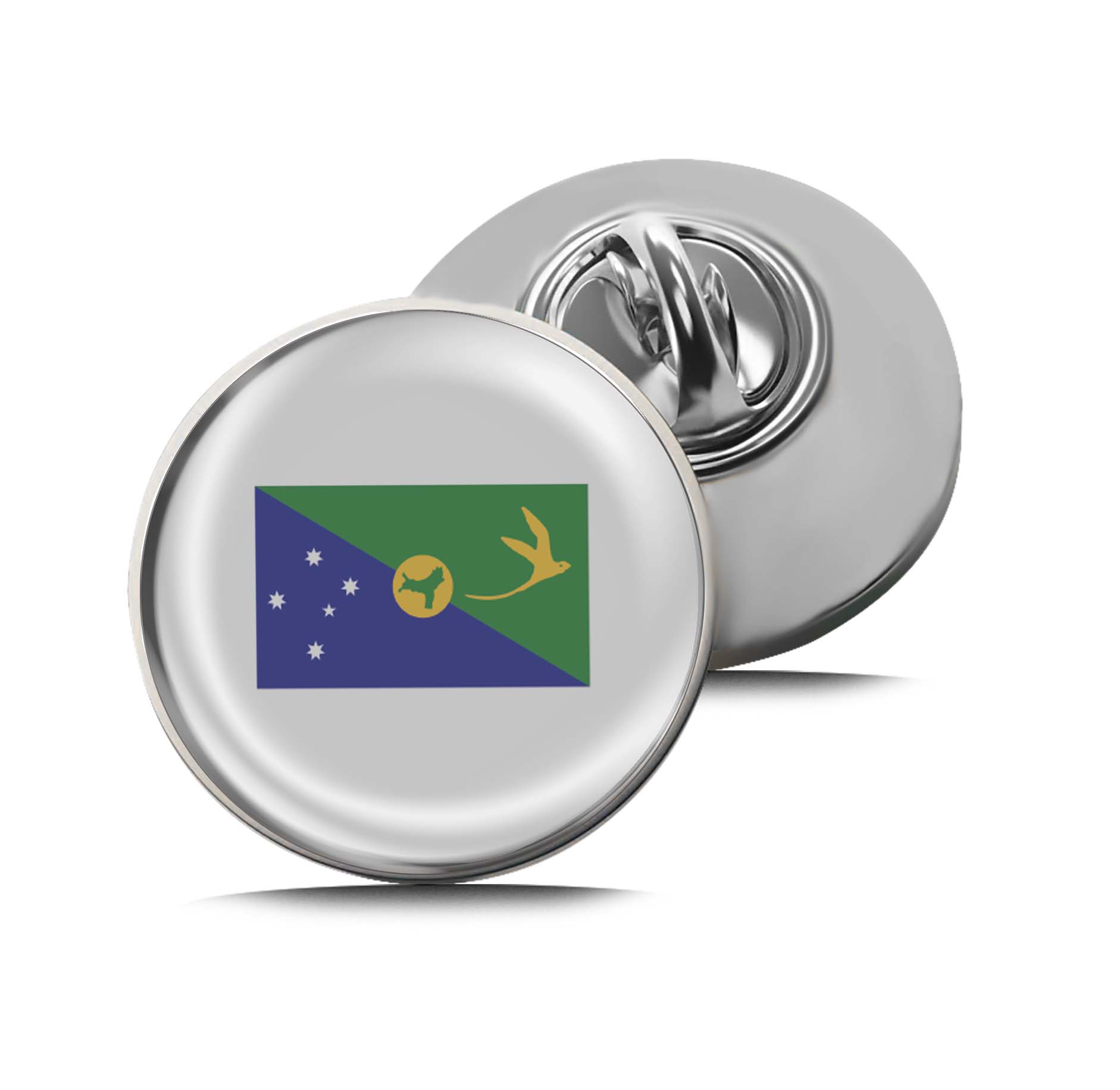 Flag of Christmas Island Limited Edition Lapel Pin Exclusive Metal Brooch Badge Accessories For Backpack, Clothes, Hats | Cute Gifts and Collectibles