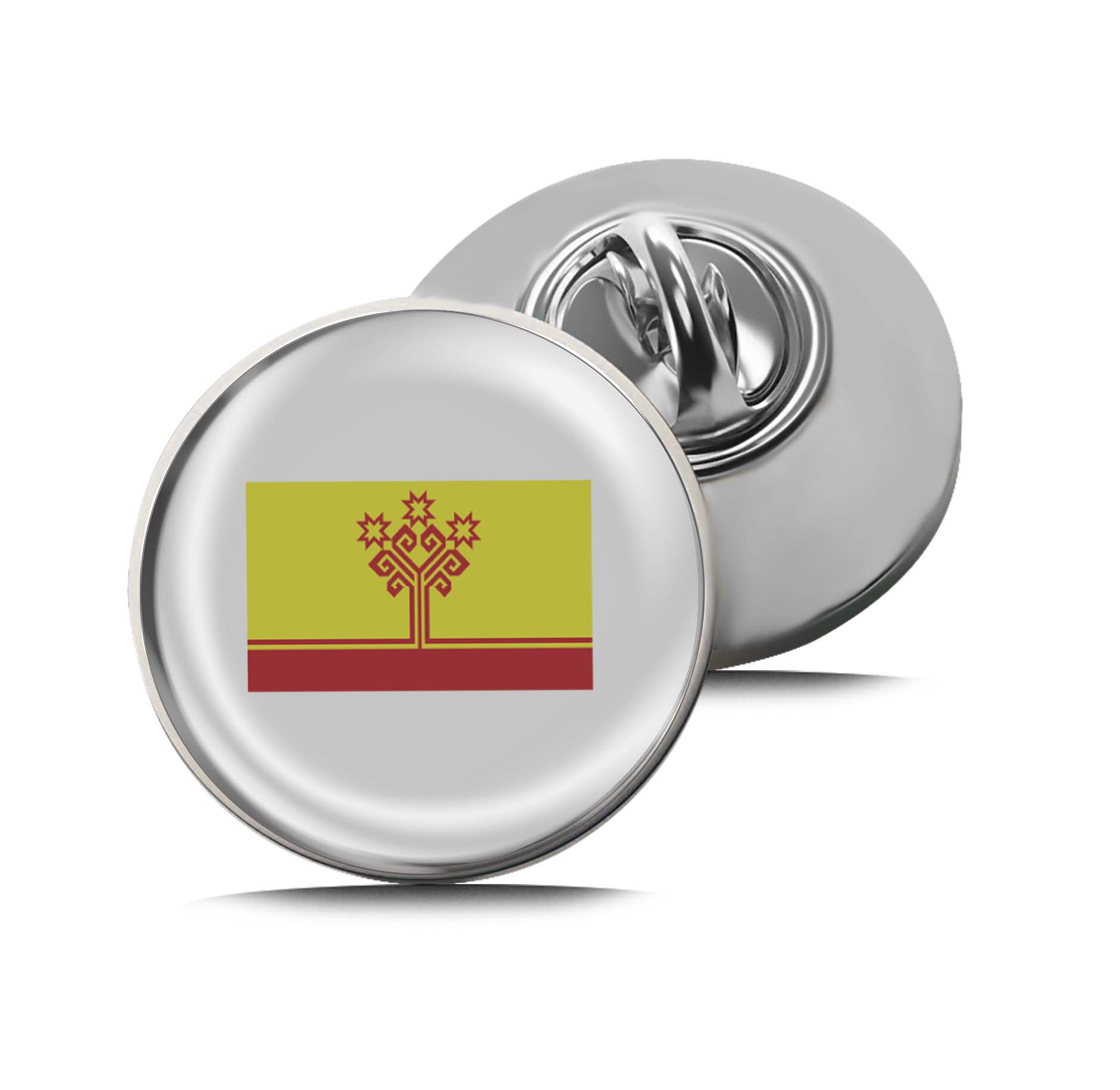 Flag of Chuvashia Limited Edition Lapel Pin Exclusive Metal Brooch Badge Accessories For Backpack, Clothes, Hats | Cute Gifts and Collectibles