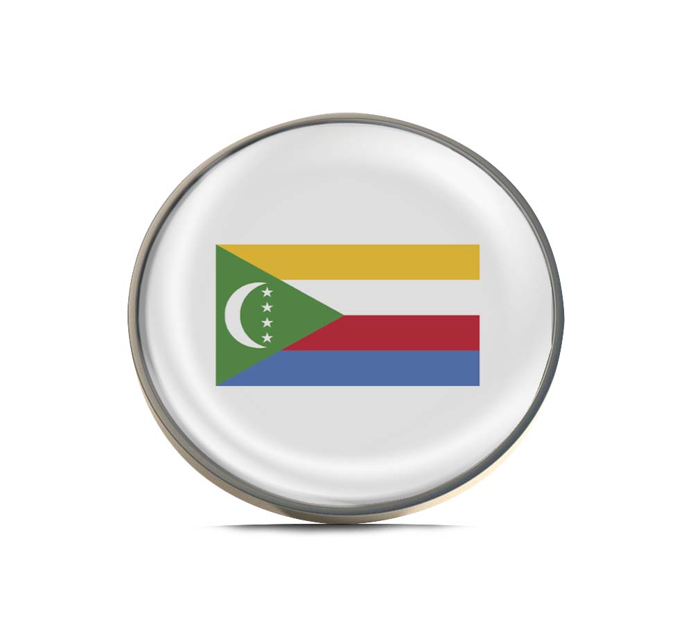 Flag of the Comoros Limited Edition Lapel Pin Exclusive Metal Brooch Badge Accessories For Backpack, Clothes, Hats | Cute Gifts and Collectibles