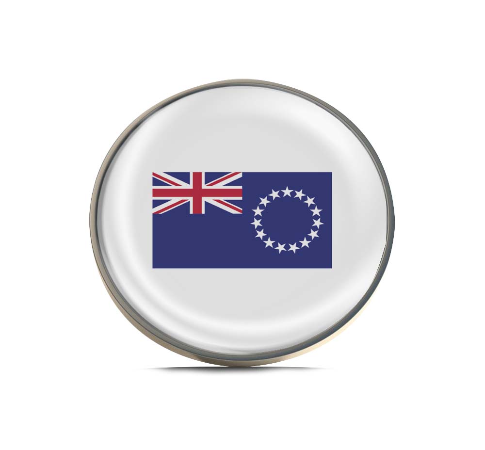 Flag of the Cook Islands Limited Edition Lapel Pin Exclusive Metal Brooch Badge Accessories For Backpack, Clothes, Hats | Cute Gifts and Collectibles
