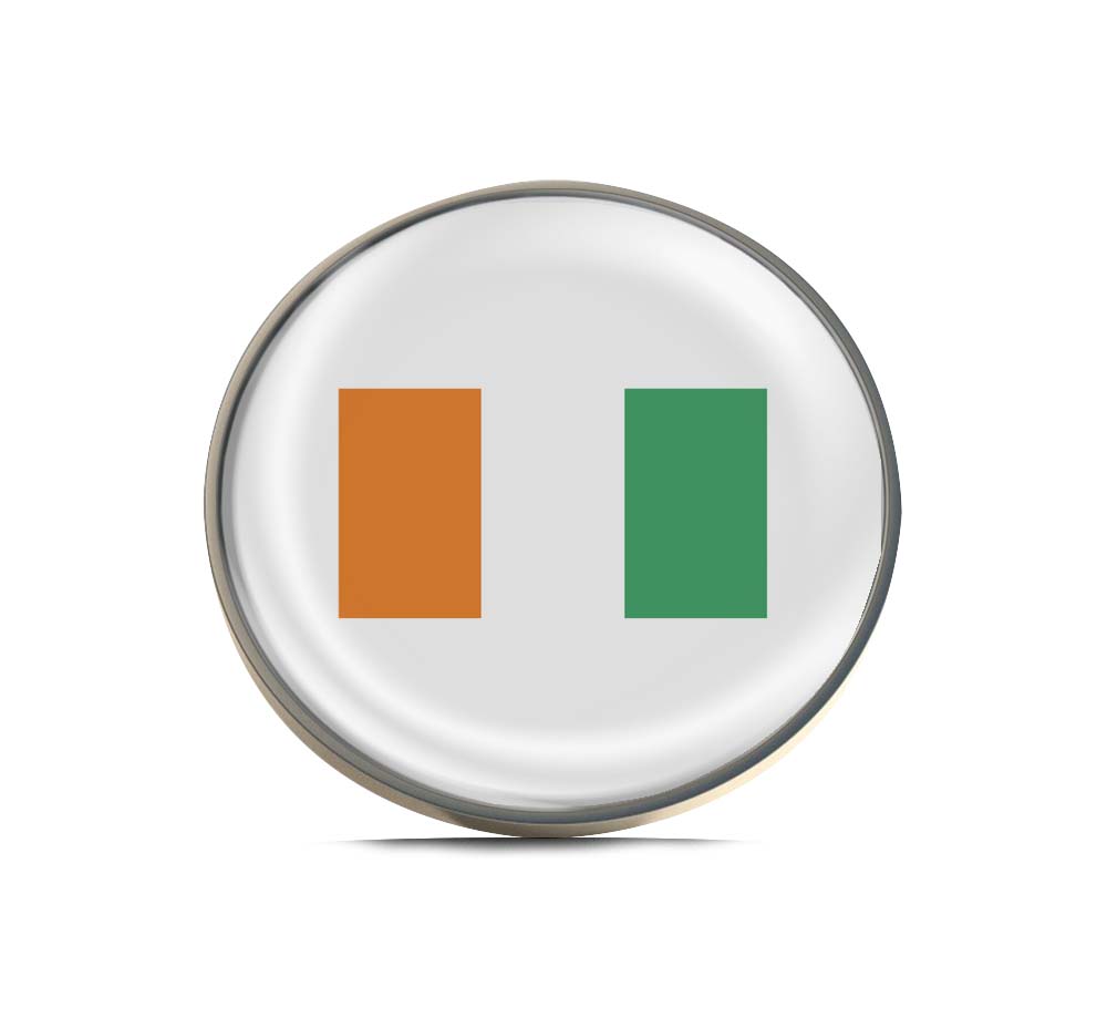 Flag of Ivory Coast Limited Edition Lapel Pin Exclusive Metal Brooch Badge Accessories For Backpack, Clothes, Hats | Cute Gifts and Collectibles
