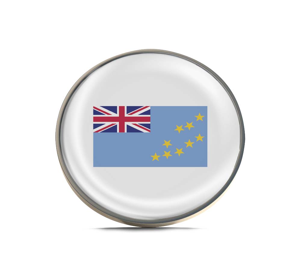 Flag of Tuvalu Limited Edition Lapel Pin Exclusive Metal Brooch Badge Accessories For Backpack, Clothes, Hats | Cute Gifts and Collectibles