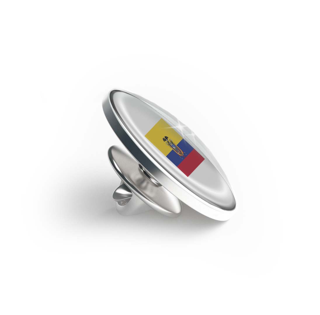 Flag of Ecuador Limited Edition Lapel Pin Exclusive Metal Brooch Badge Accessories For Backpack, Clothes, Hats | Cute Gifts and Collectibles