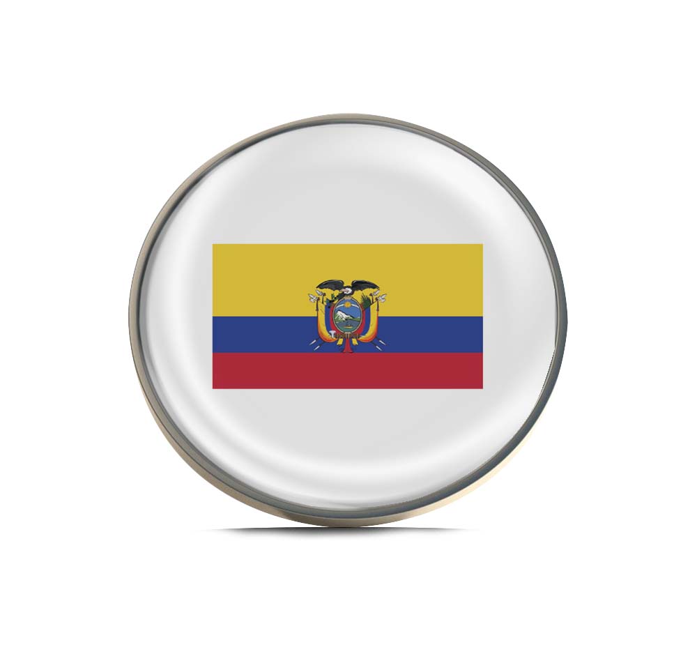 Flag of Ecuador Limited Edition Lapel Pin Exclusive Metal Brooch Badge Accessories For Backpack, Clothes, Hats | Cute Gifts and Collectibles