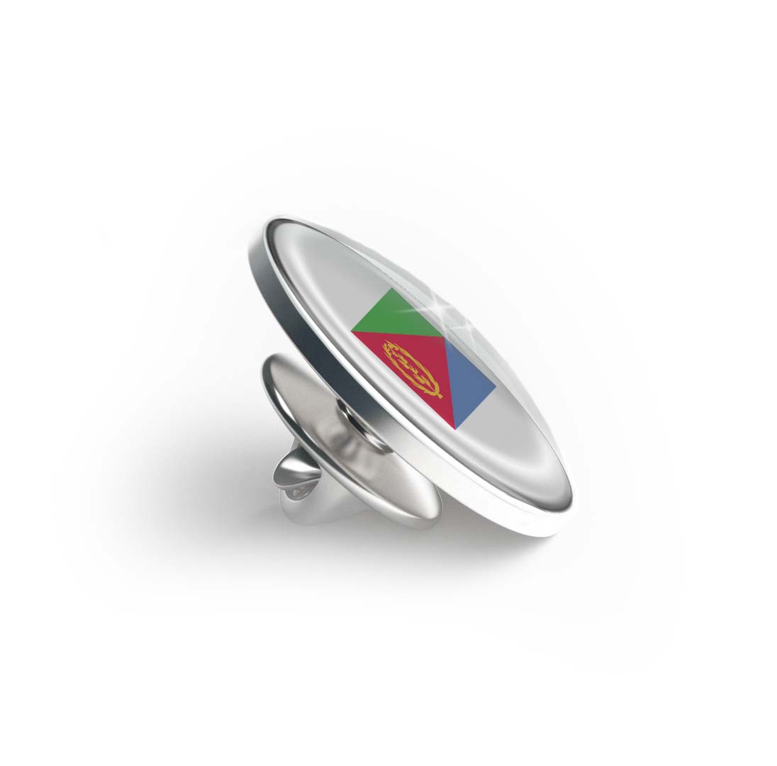 Flag of Eritrea Limited Edition Lapel Pin Exclusive Metal Brooch Badge Accessories For Backpack, Clothes, Hats | Cute Gifts and Collectibles