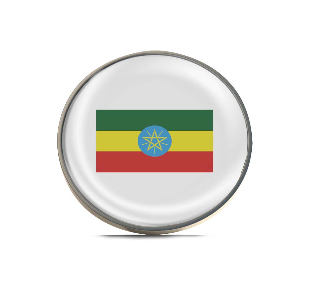 Flag of Ethiopia Limited Edition Lapel Pin Exclusive Metal Brooch Badge Accessories For Backpack, Clothes, Hats | Cute Gifts and Collectibles