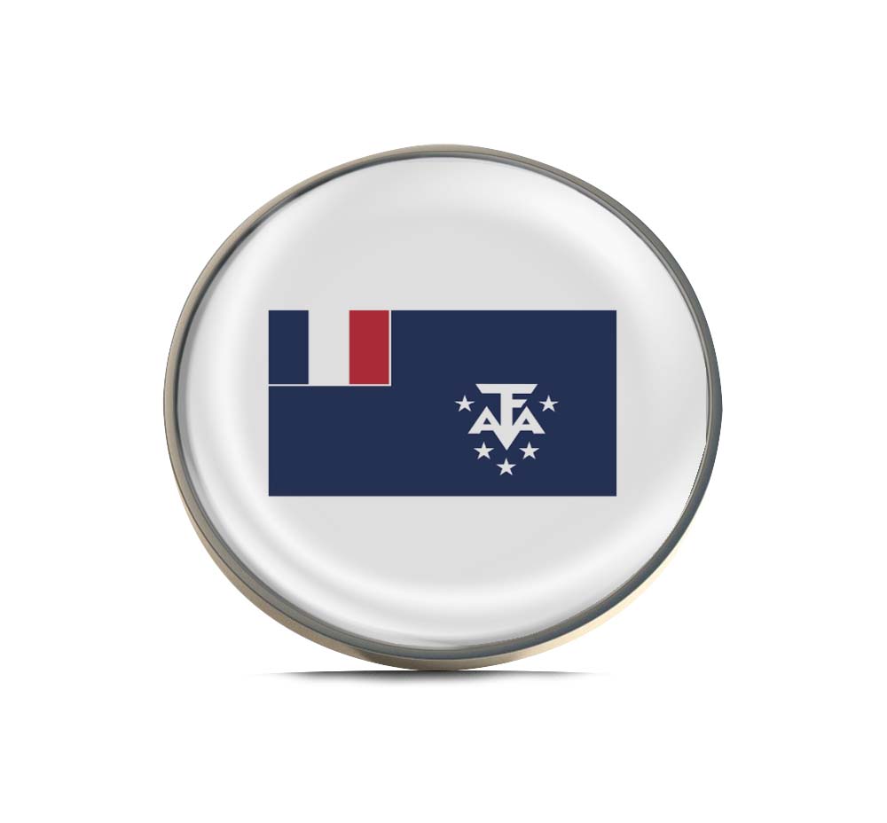 French Southern & Antarctic Lands Flag Limited Edition Lapel Pin Exclusive Metal Brooch Badge Accessories For Backpack, Clothes, Hats | Cute Gifts and Collectibles