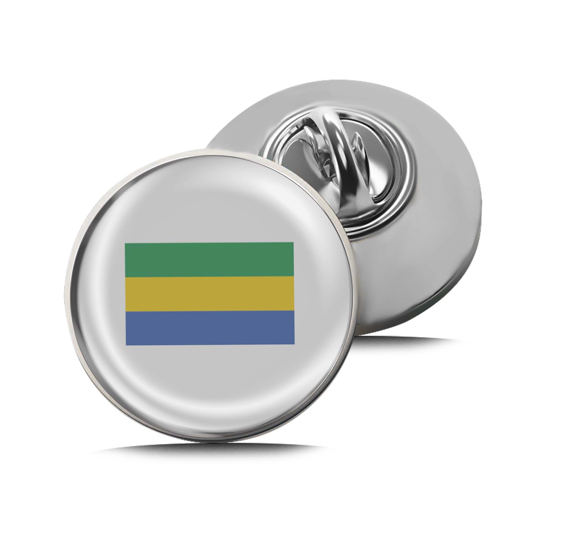 Flag of Gabon Limited Edition Lapel Pin Exclusive Metal Brooch Badge Accessories For Backpack, Clothes, Hats | Cute Gifts and Collectibles