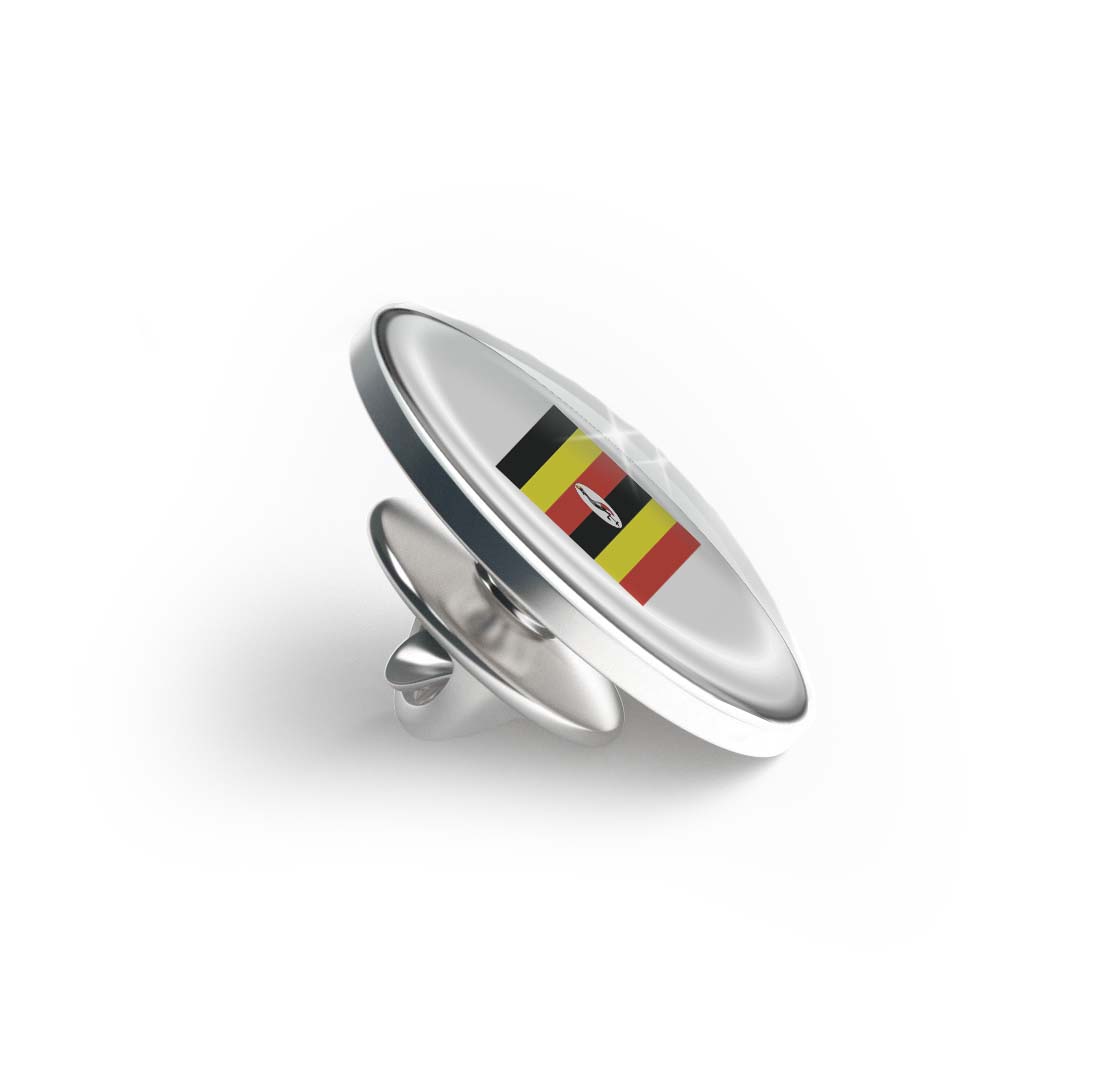 Flag of Uganda Limited Edition Lapel Pin Exclusive Metal Brooch Badge Accessories For Backpack, Clothes, Hats | Cute Gifts and Collectibles