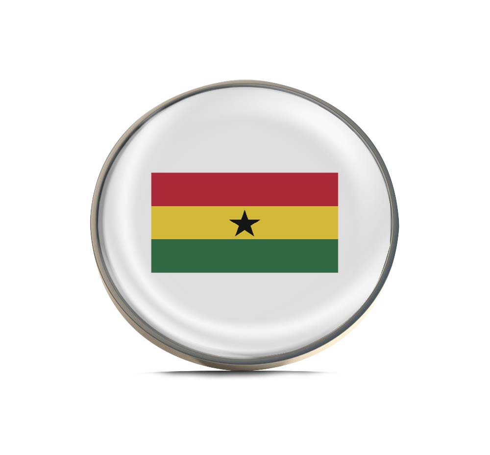 Flag of Ghana Limited Edition Lapel Pin Exclusive Metal Brooch Badge Accessories For Backpack, Clothes, Hats | Cute Gifts and Collectibles